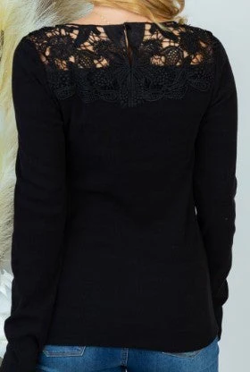 Laced Over White Birch Ribbed Top - 2 colors! - Image 6