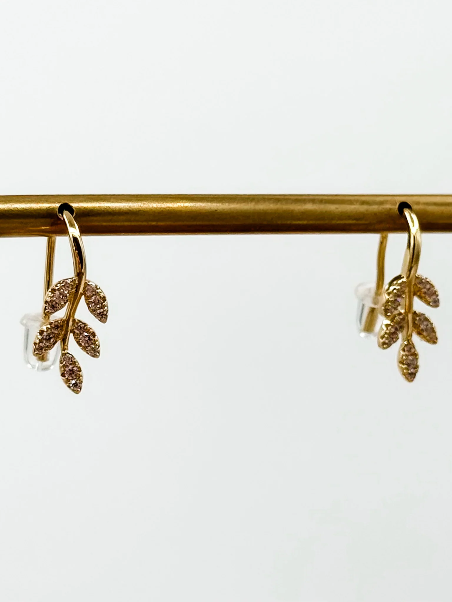 Leaving Behind Gold Drop Earrings