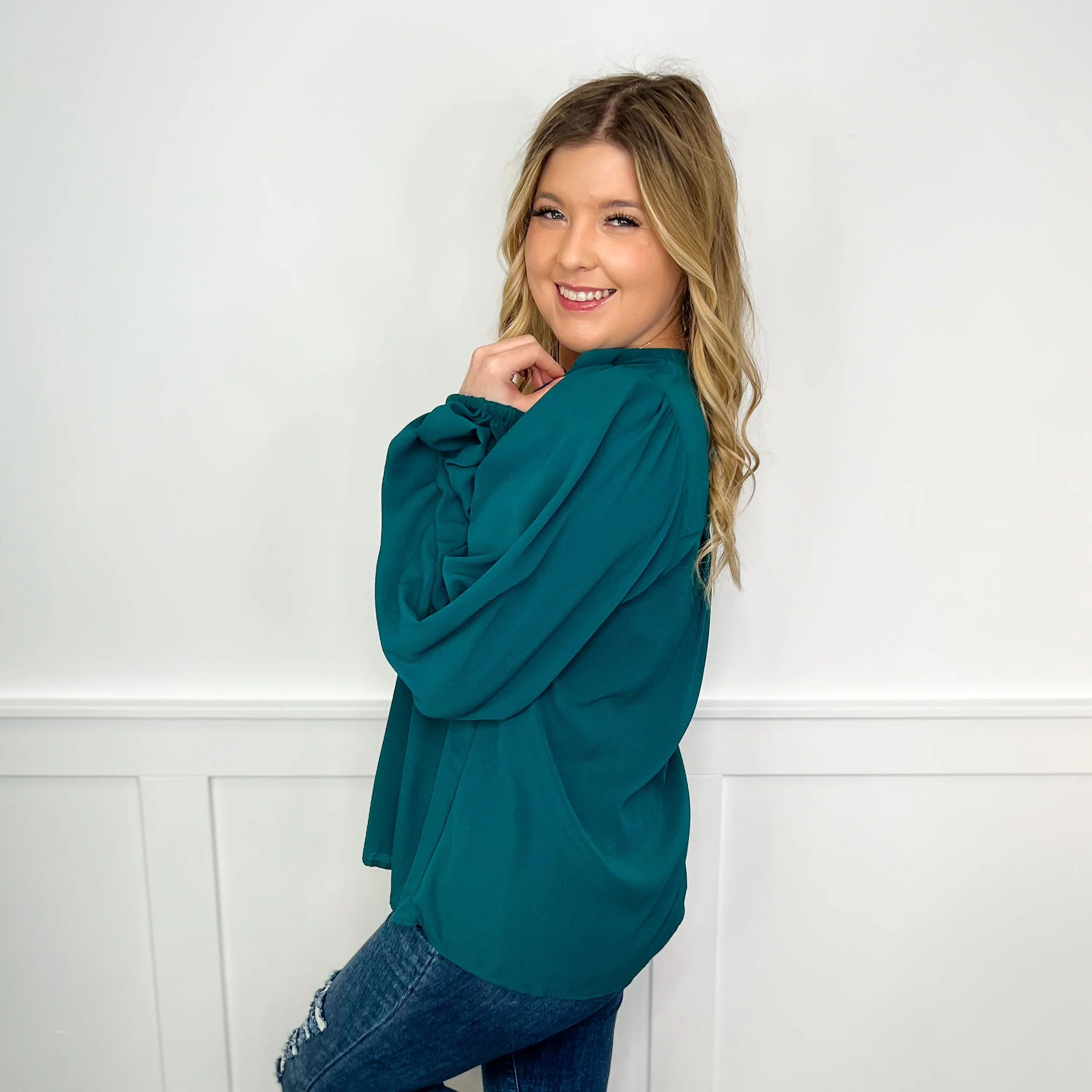 Let's Go Caroling Long Sleeve Avery Mae Top - 2 colors! - Image 3