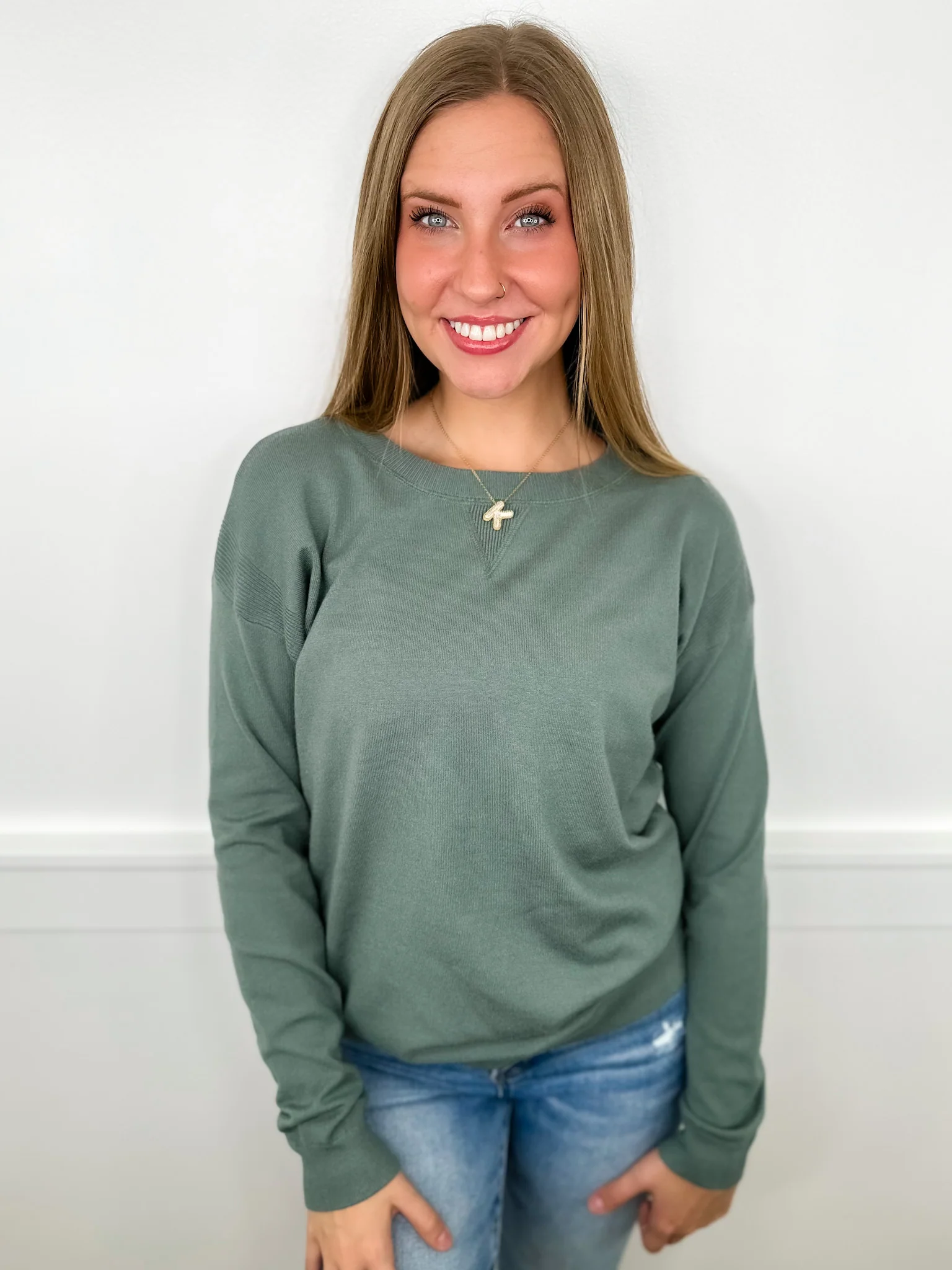 Let's Go Out Long Sleeve Avery Mae Sweater Top - 4 colors! - Image 4