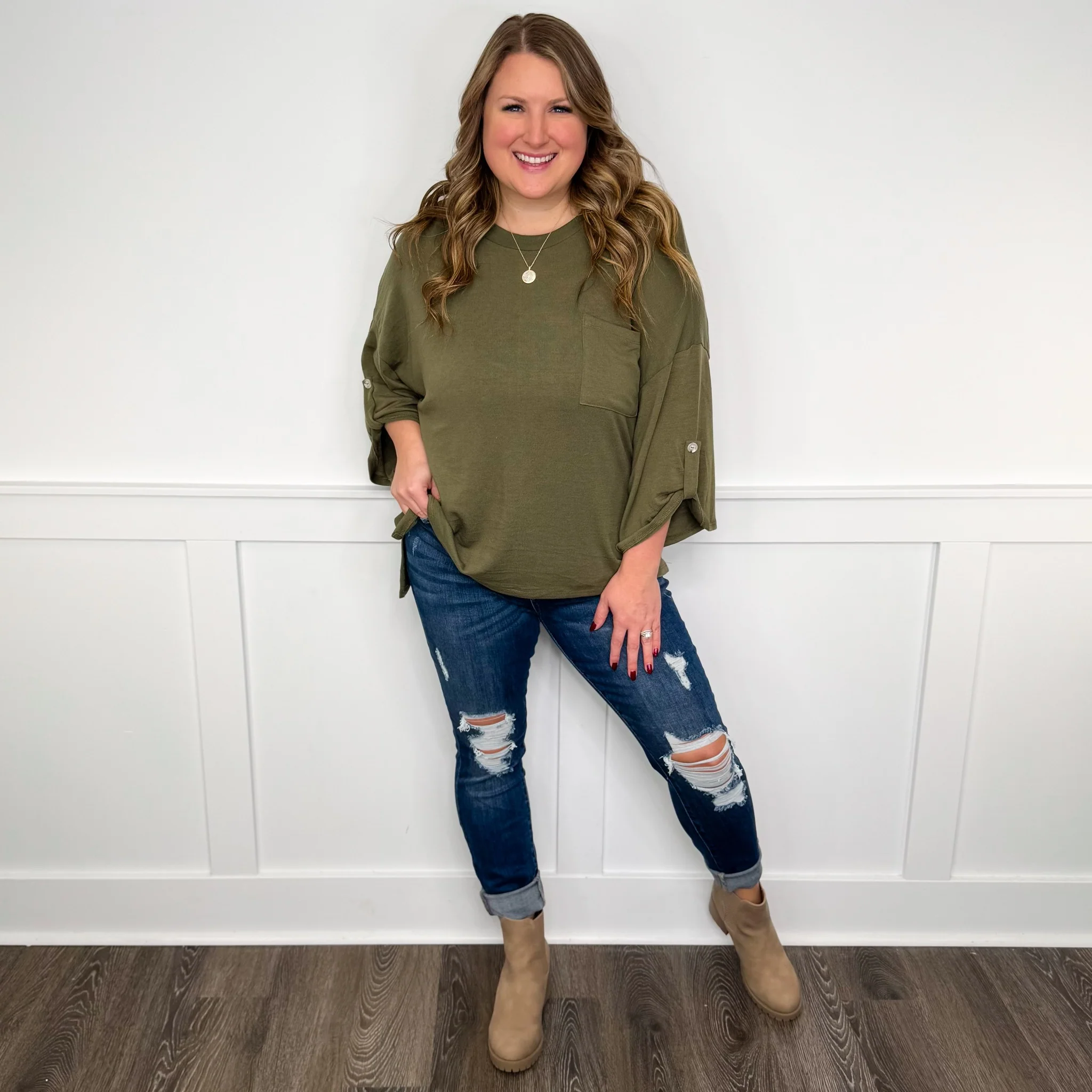Let's Pretend 3/4 Sleeve Avery Mae Top - 8 colors! - Image 10