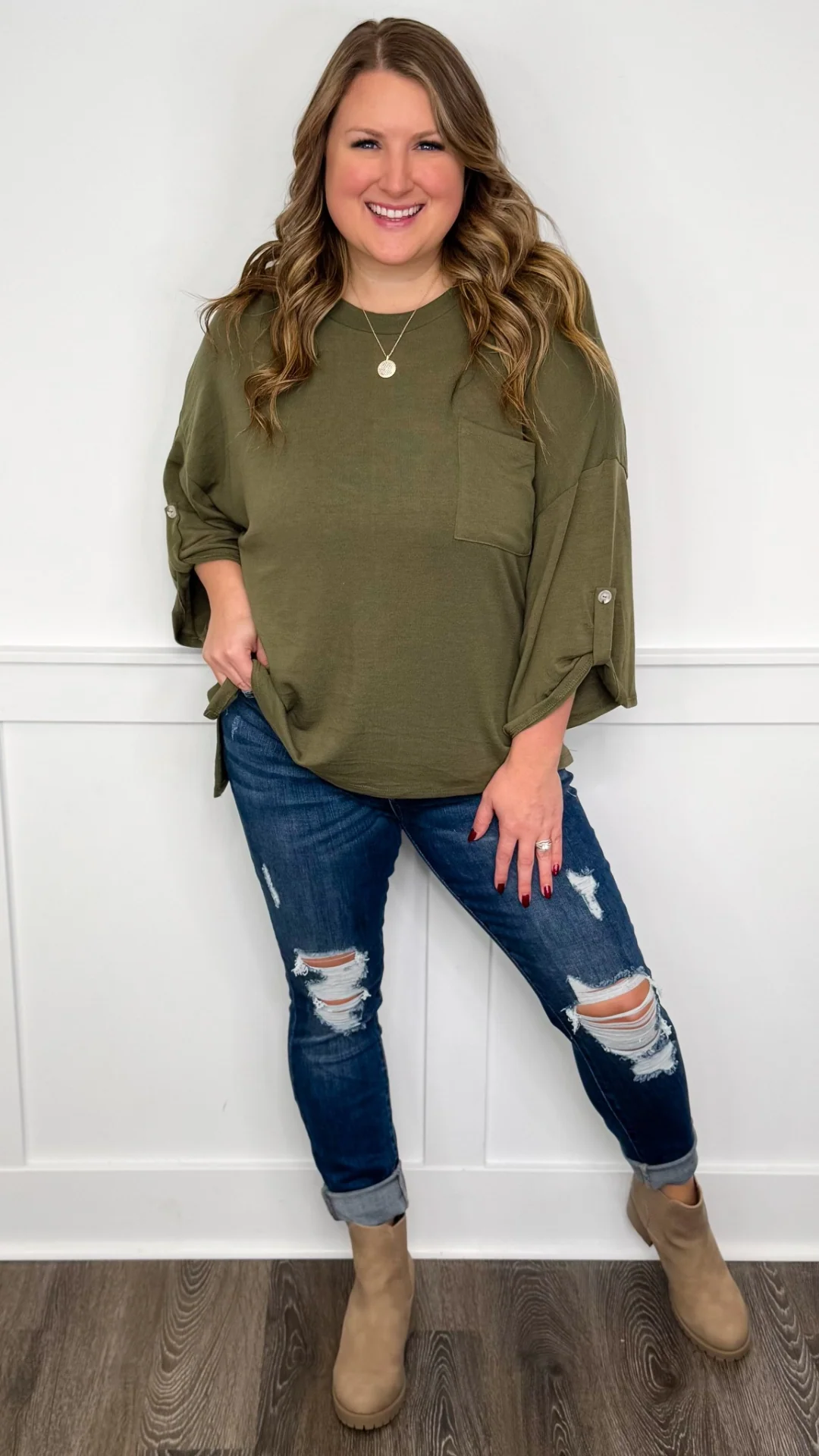 Let's Pretend 3/4 Sleeve Avery Mae Top - 8 colors! - Image 11