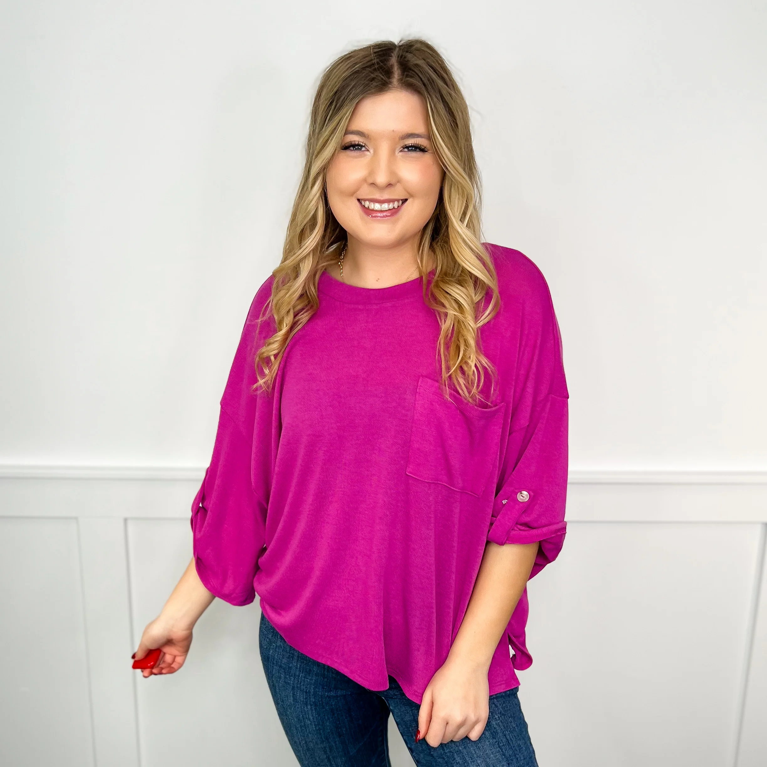 Let's Pretend 3/4 Sleeve Avery Mae Top - 8 colors! - Image 3