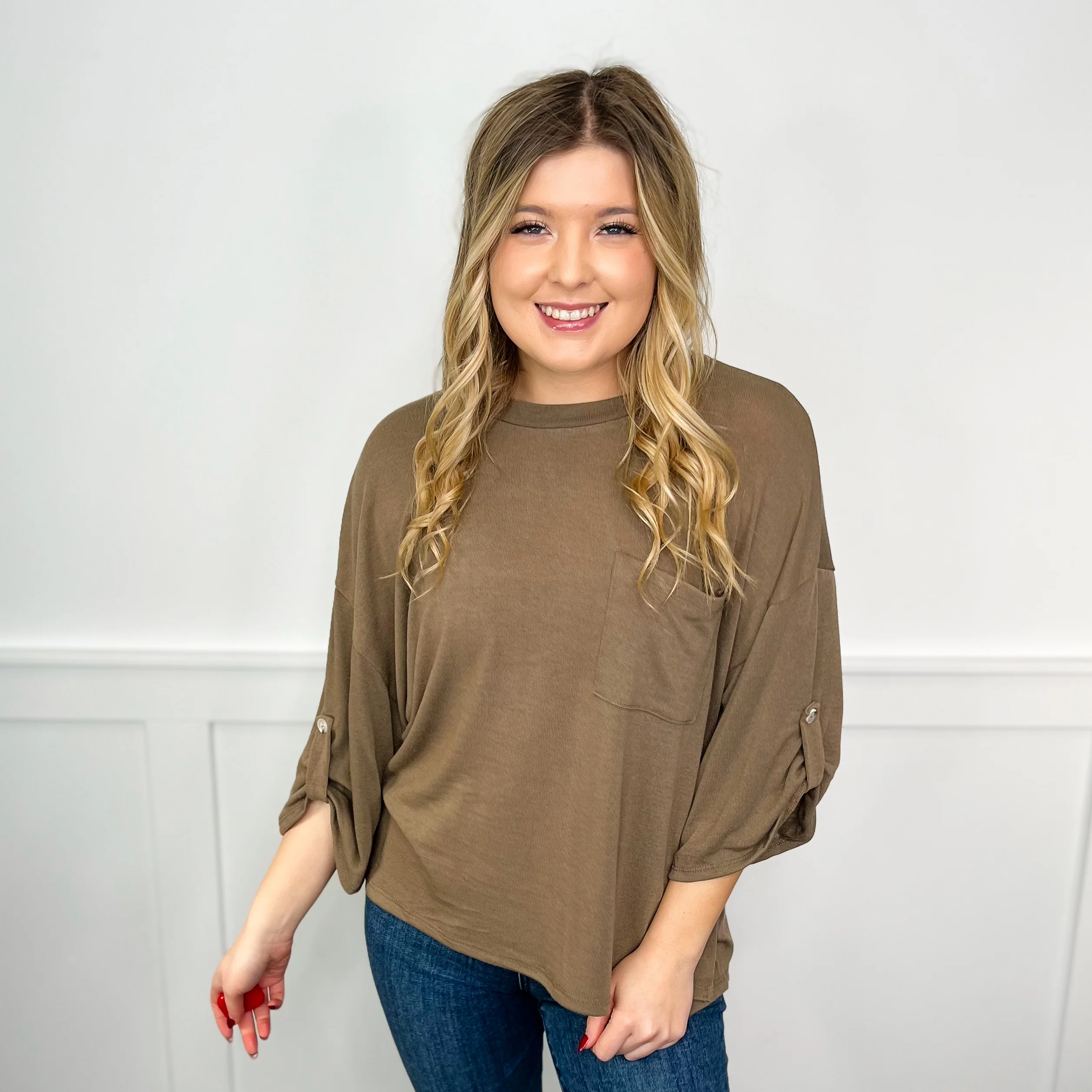 Let's Pretend 3/4 Sleeve Avery Mae Top - 8 colors! - Image 5