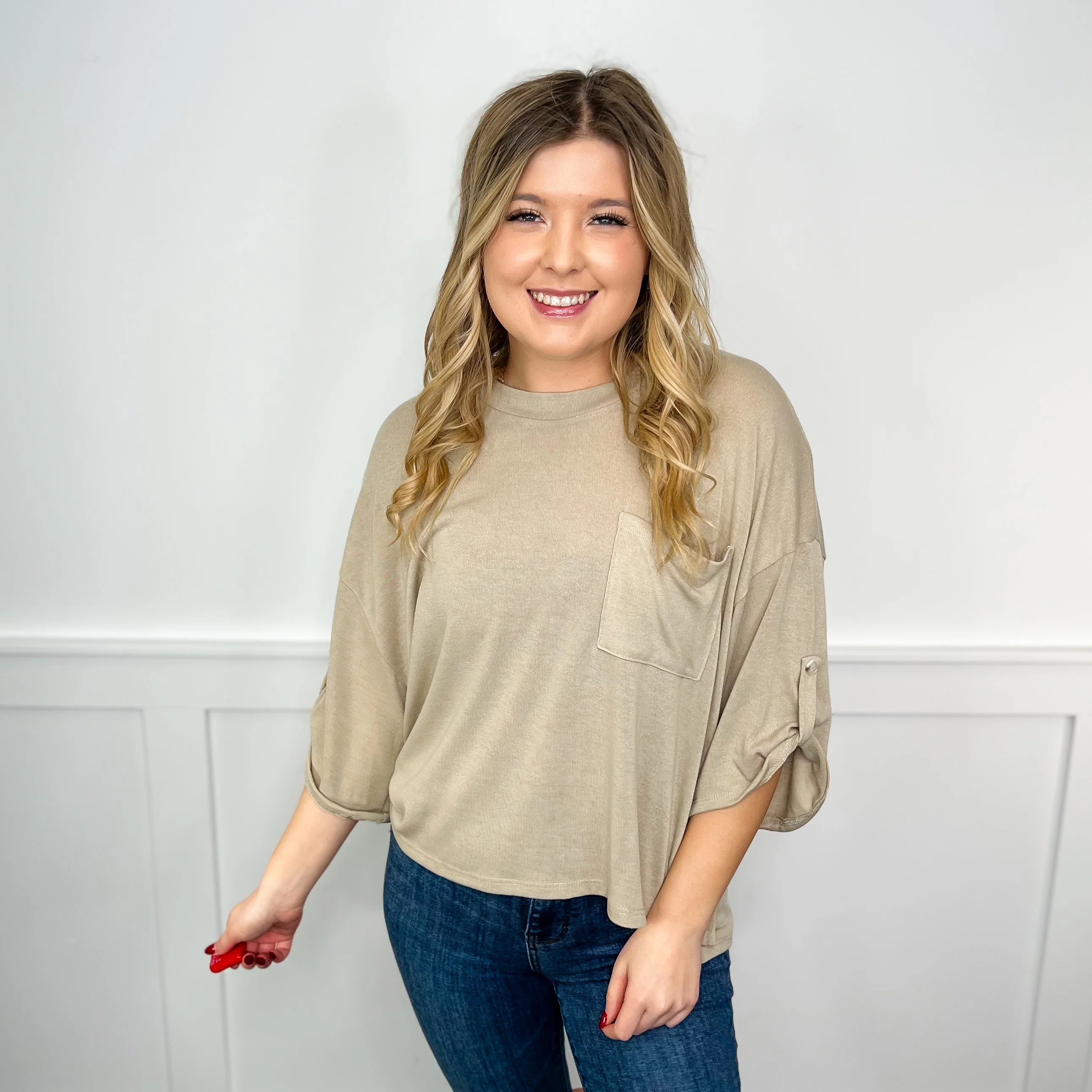 Let's Pretend 3/4 Sleeve Avery Mae Top - 8 colors! - Image 6