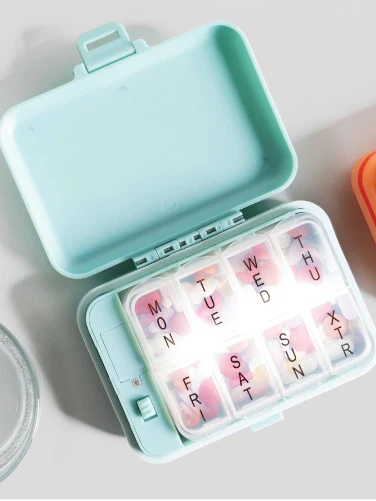 Light Up Pill & Vitamin Case - Multiple Colors - Image 6