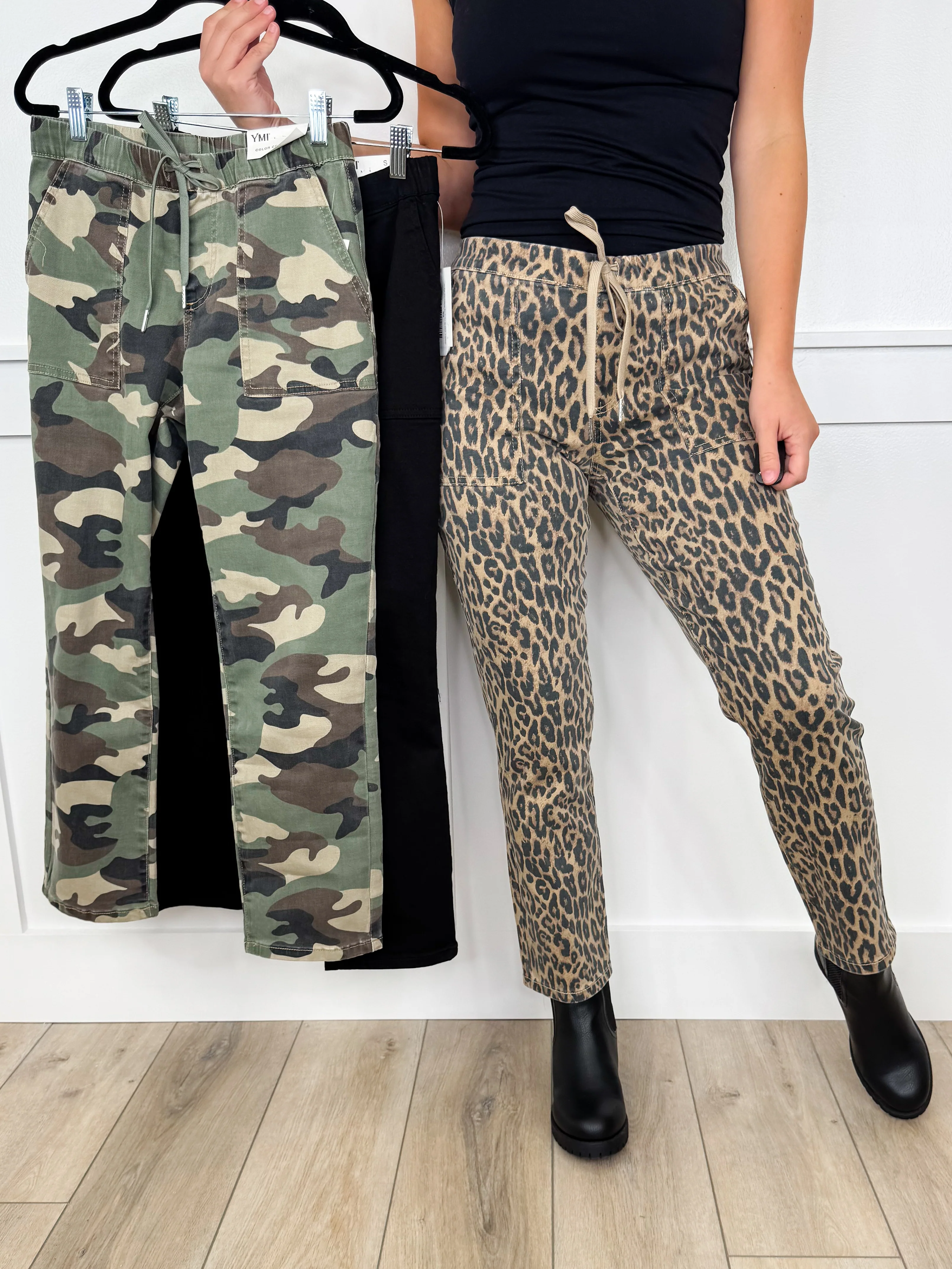 YMI Liv High-Rise Cropped Slim Fit Jeans - 3 options! (Pull On, Non Distressed) - Image 11