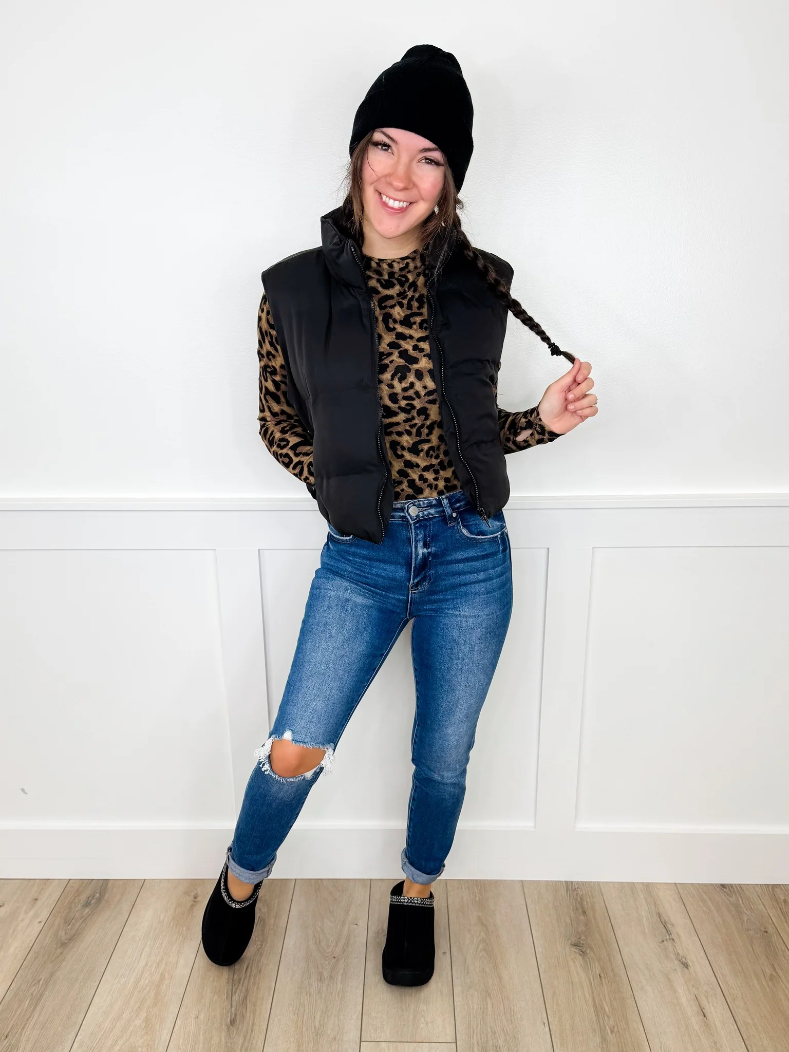 Living in Style Avery Mae Cropped Puffer Vest - 5 colors! - Image 10