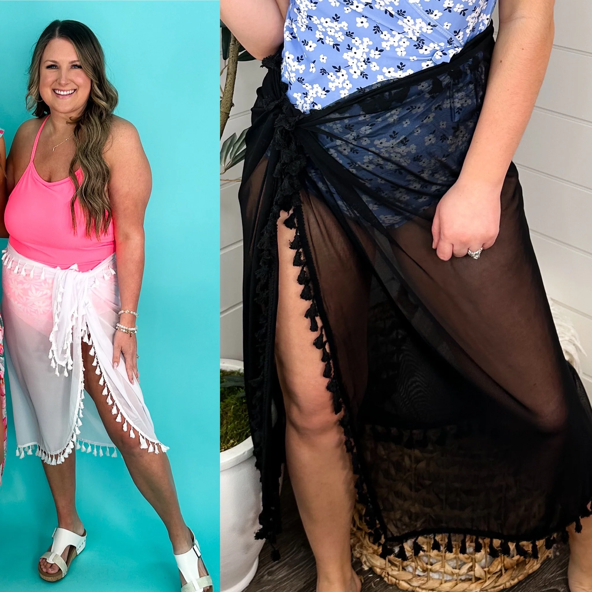 Living the Cabana Life Mesh Sarong - 2 colors!