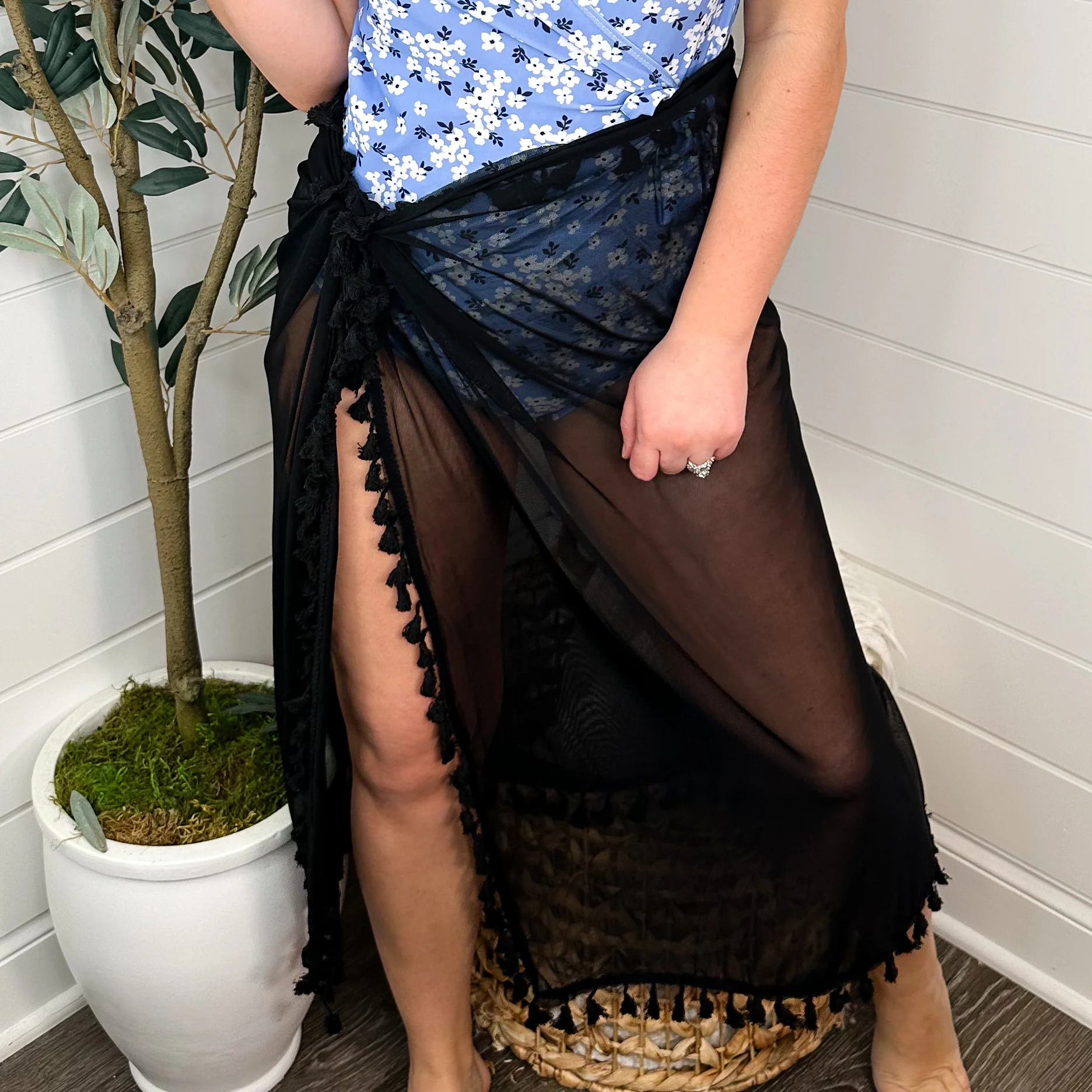 Living the Cabana Life Mesh Sarong - 2 colors! - Image 3