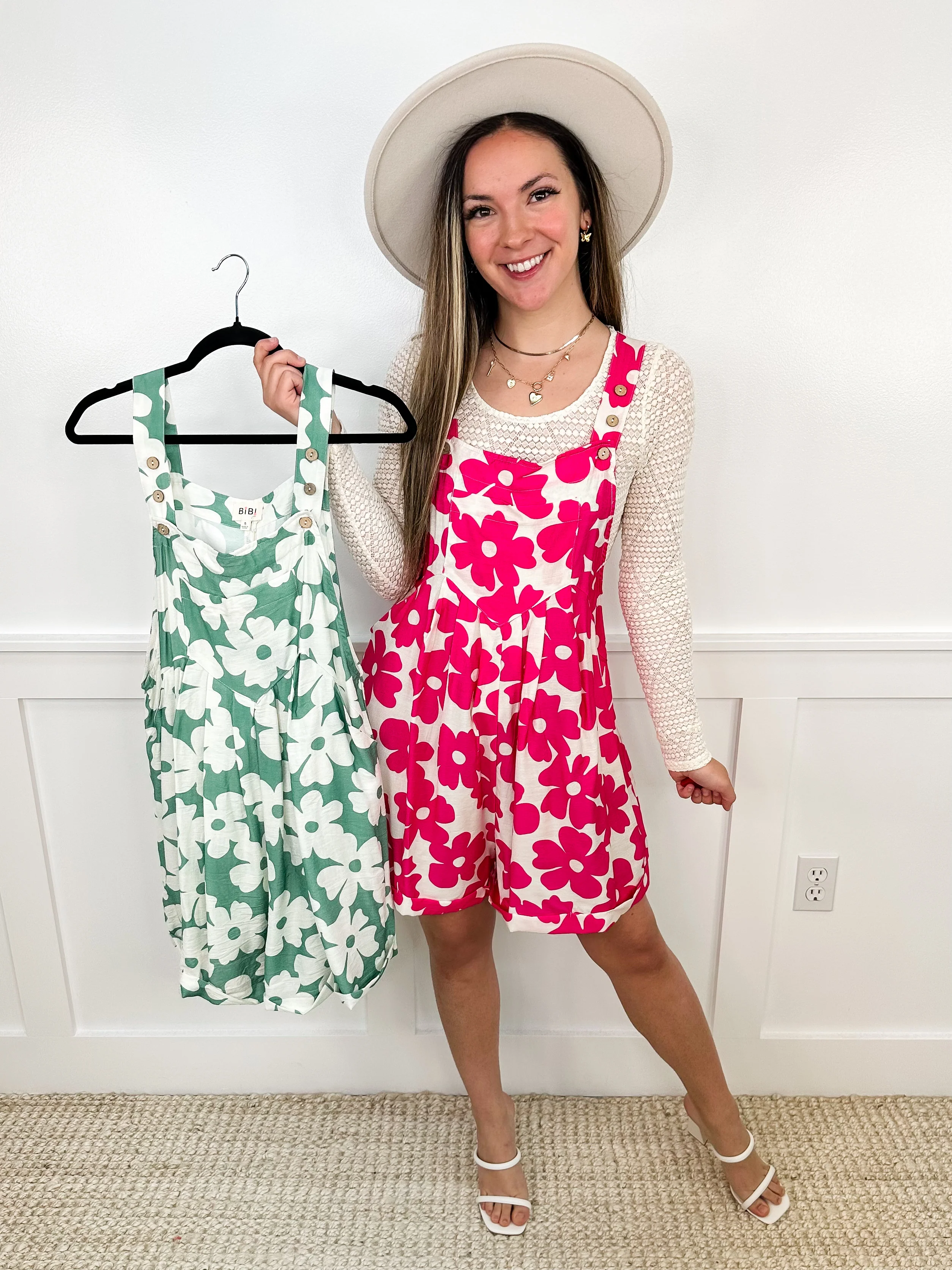 Living the Life Rayon Blend Avery Mae Romper - 2 colors!