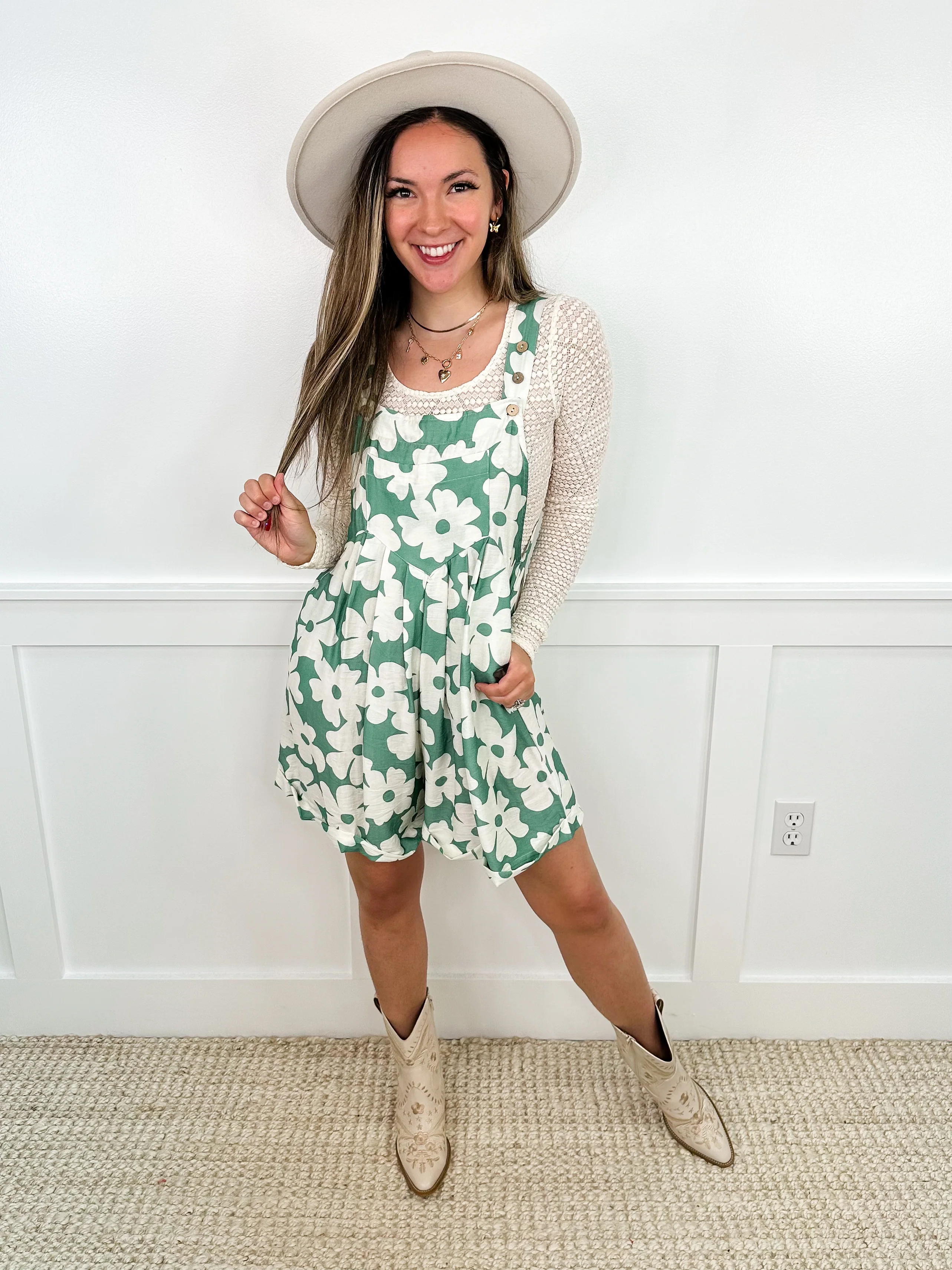 Living the Life Rayon Blend Avery Mae Romper - 2 colors! - Image 4