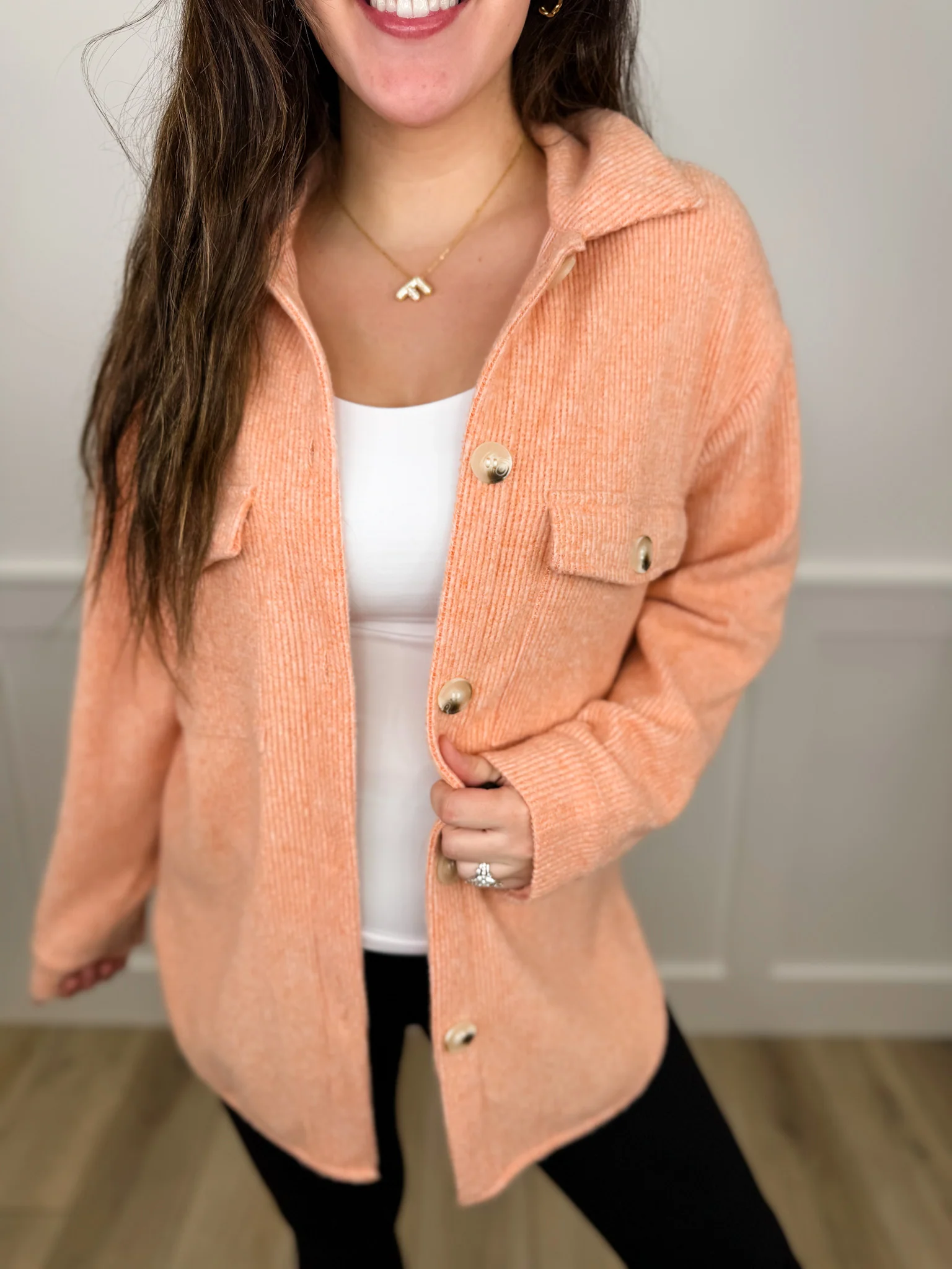 Look No Further Knit Long Sleeve Avery Mae Button Up Top - 4 colors! - Image 4