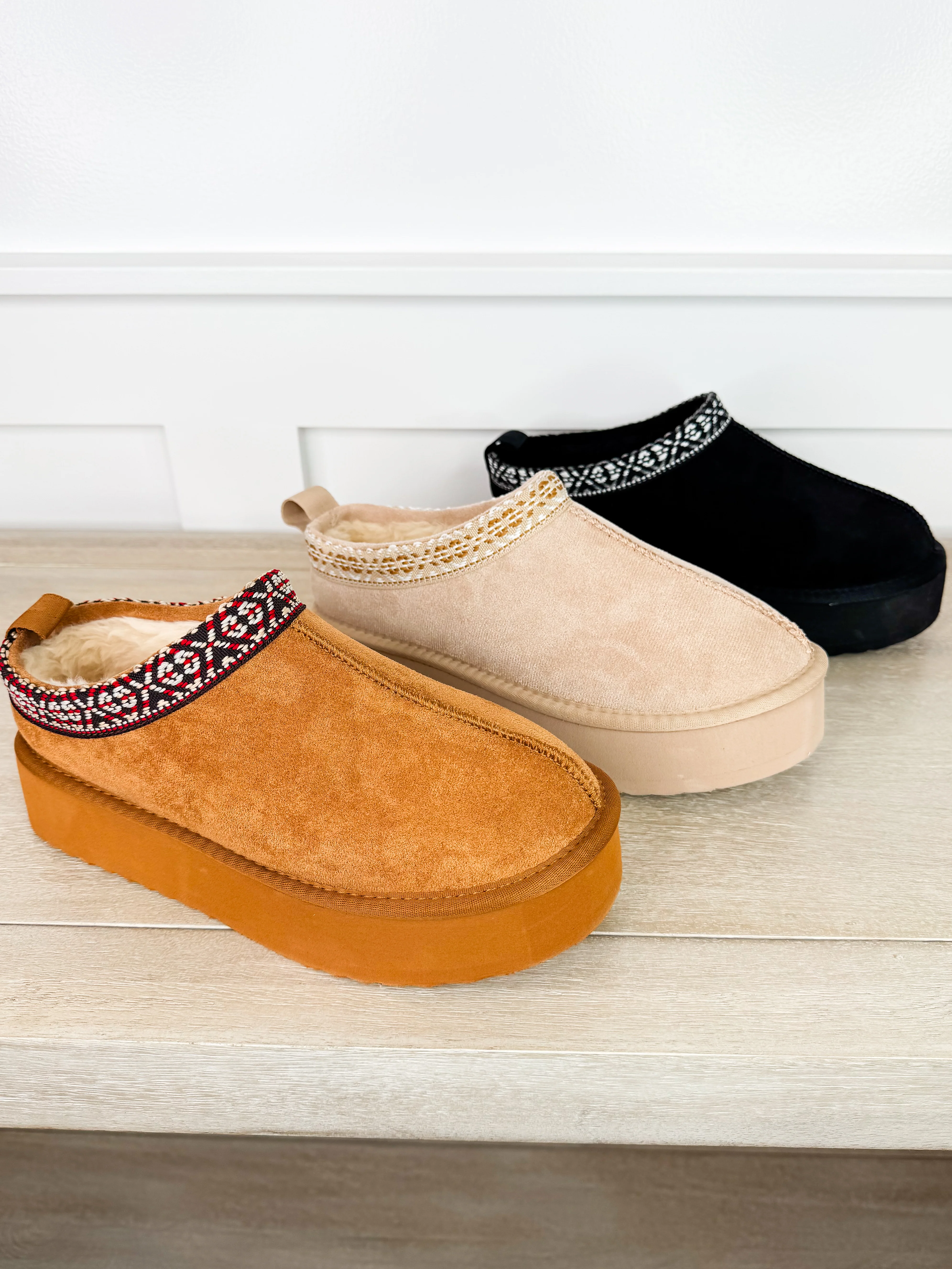 Made You Look Faux Suede Platform Slip Ons - 3 colors! - Image 5