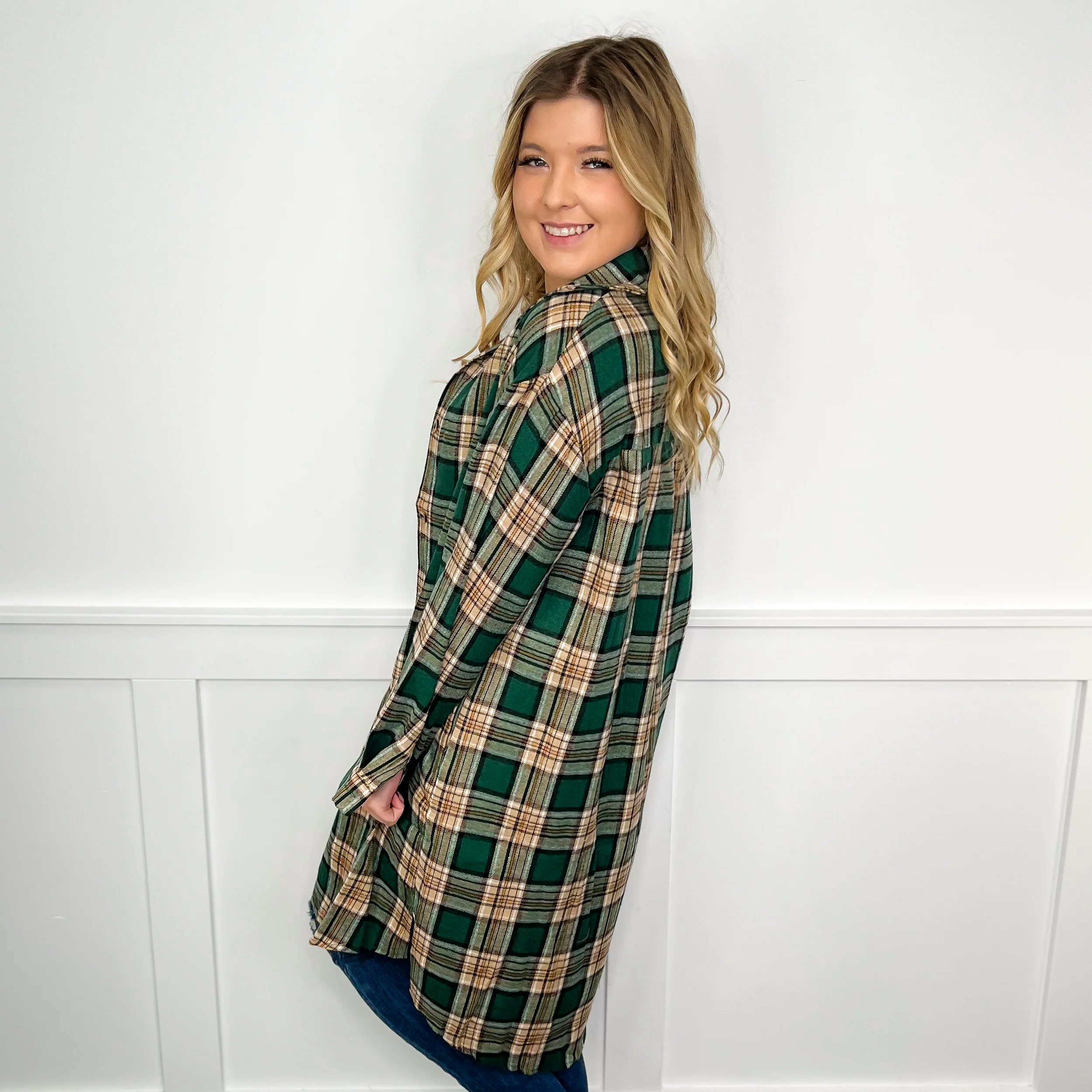 Make it Sweet Long Sleeve Flannel Top - 3 colors! - Image 4