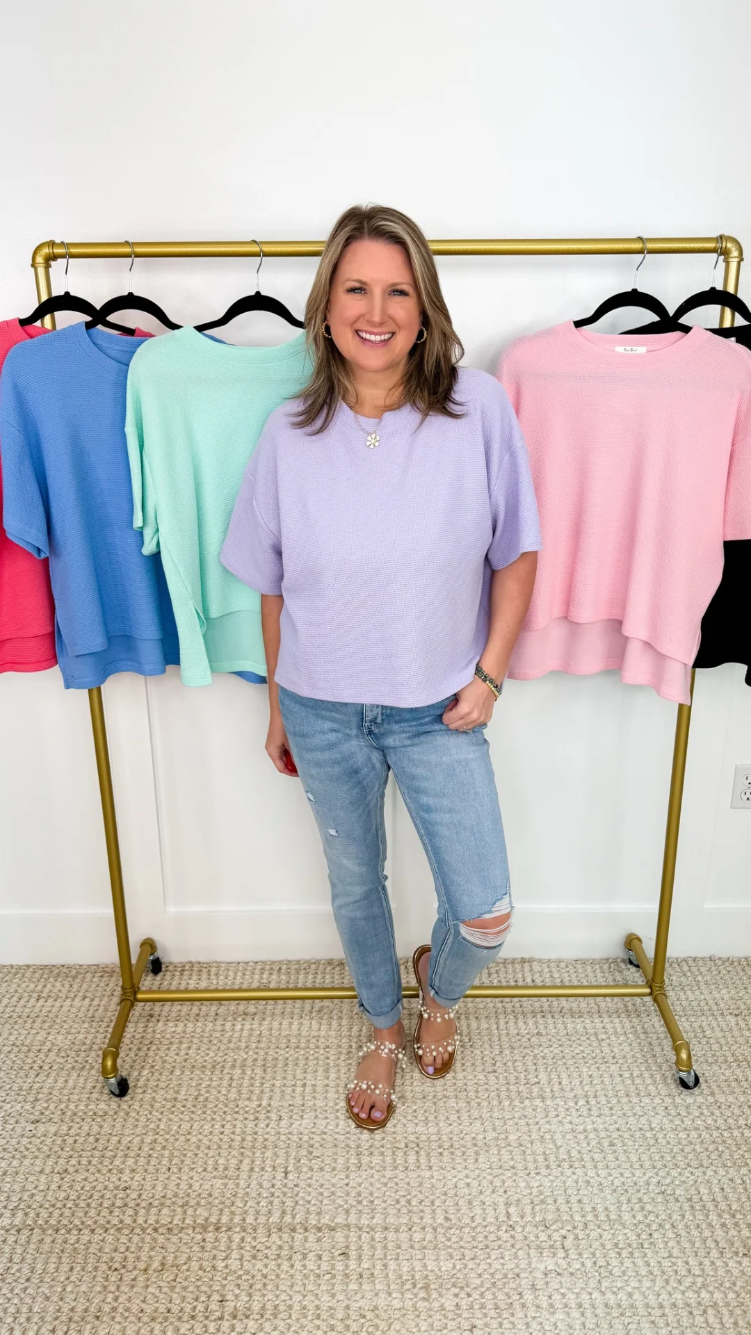 Make You Mine Knit Short Sleeve Avery Mae Top - 8 colors! - Image 12