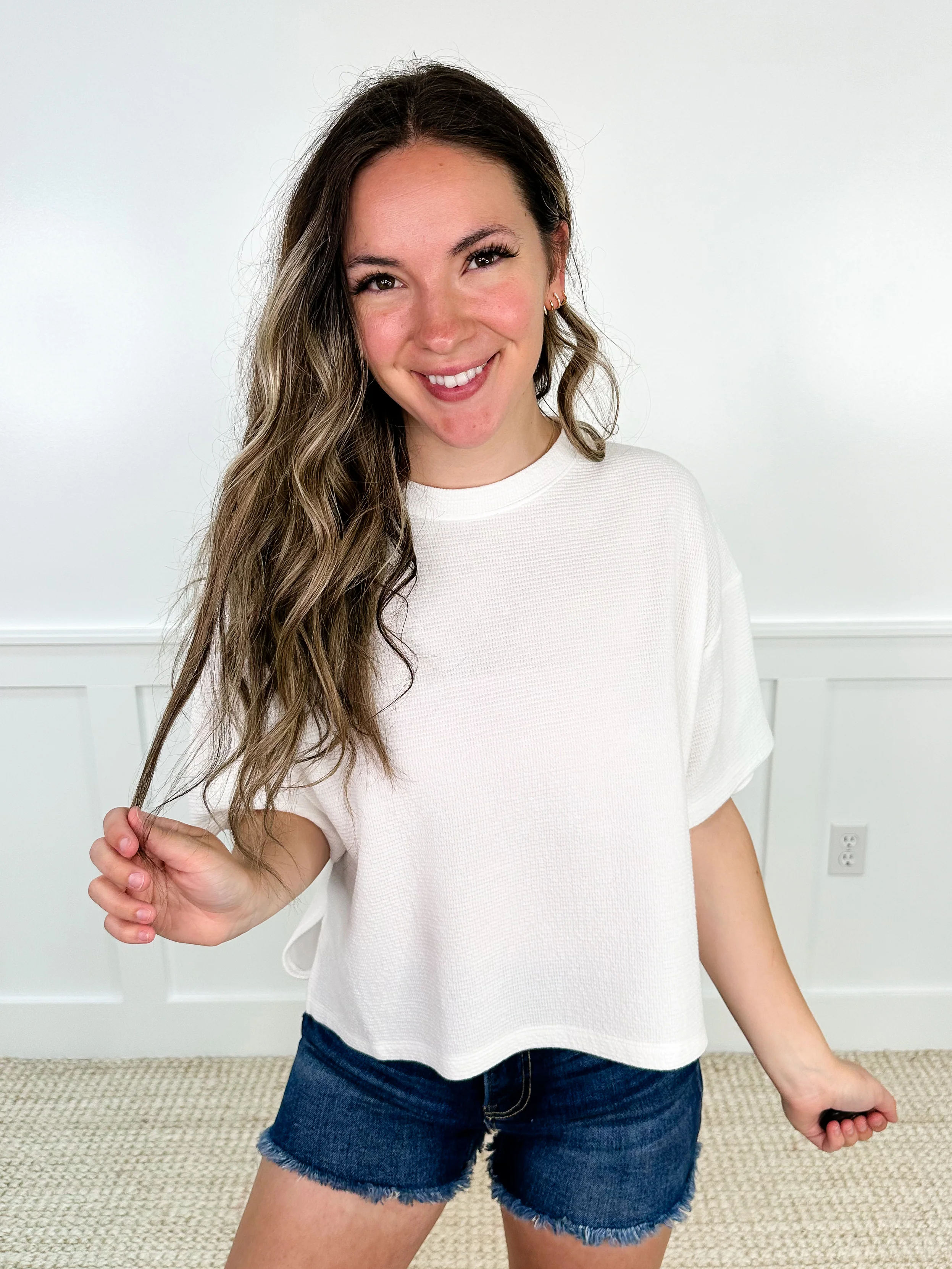 Make You Mine Knit Short Sleeve Avery Mae Top - 8 colors! - Image 4
