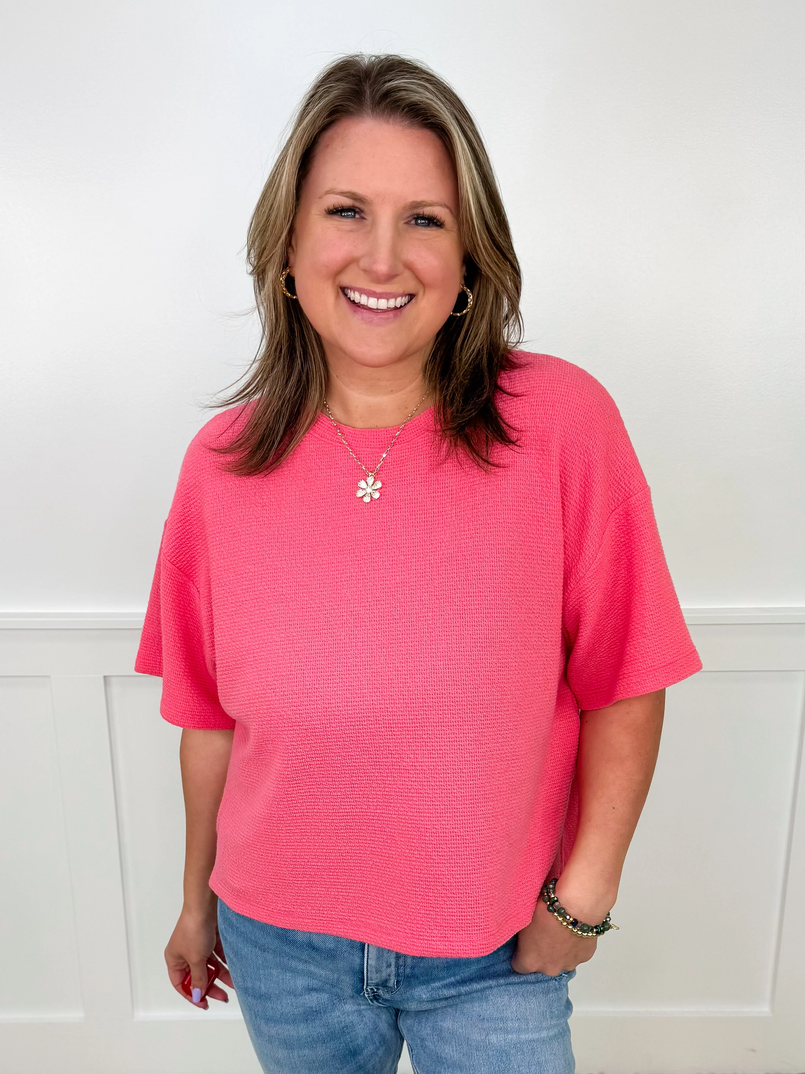 Make You Mine Knit Short Sleeve Avery Mae Top - 8 colors! - Image 6