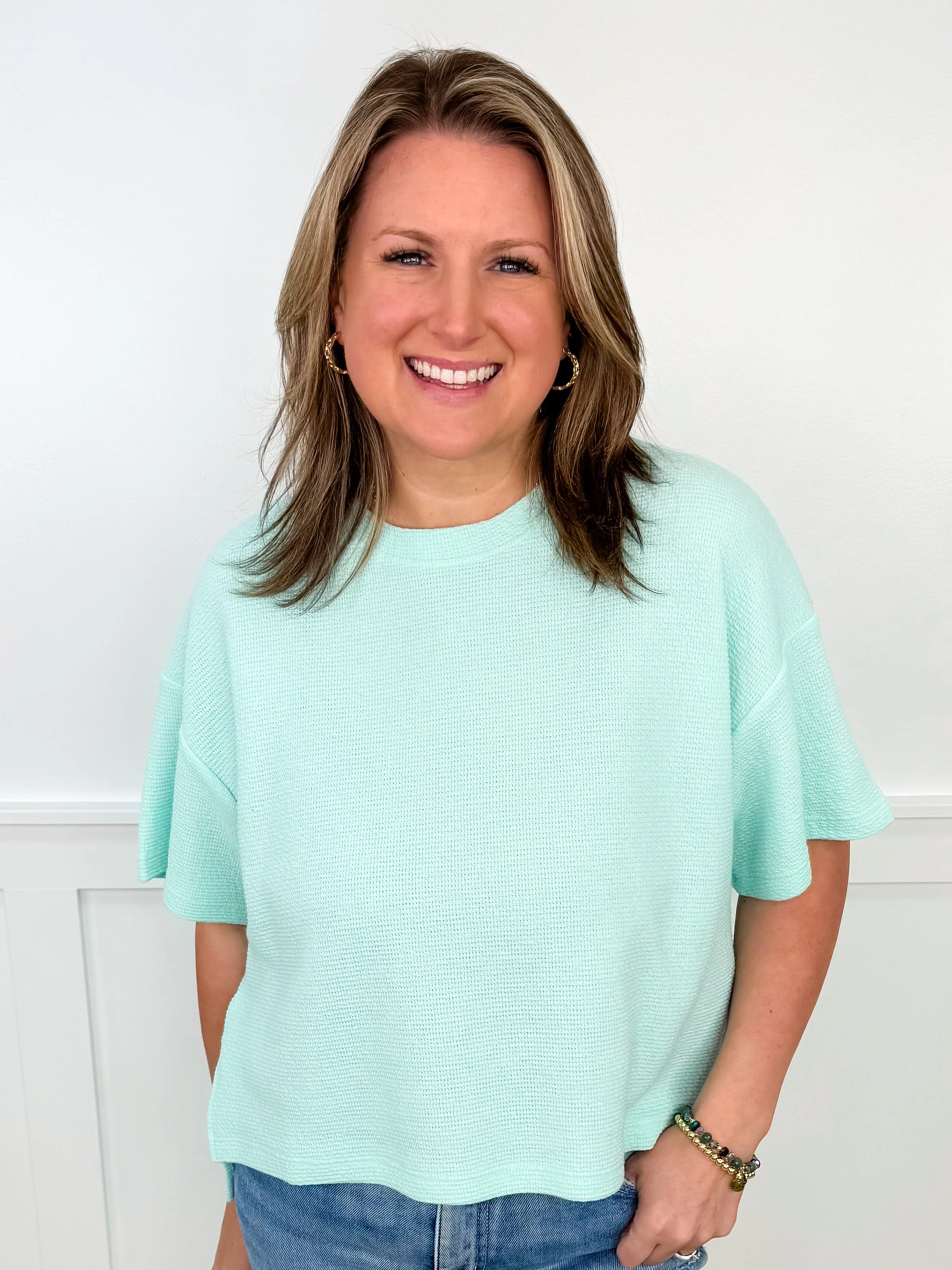 Make You Mine Knit Short Sleeve Avery Mae Top - 8 colors! - Image 8
