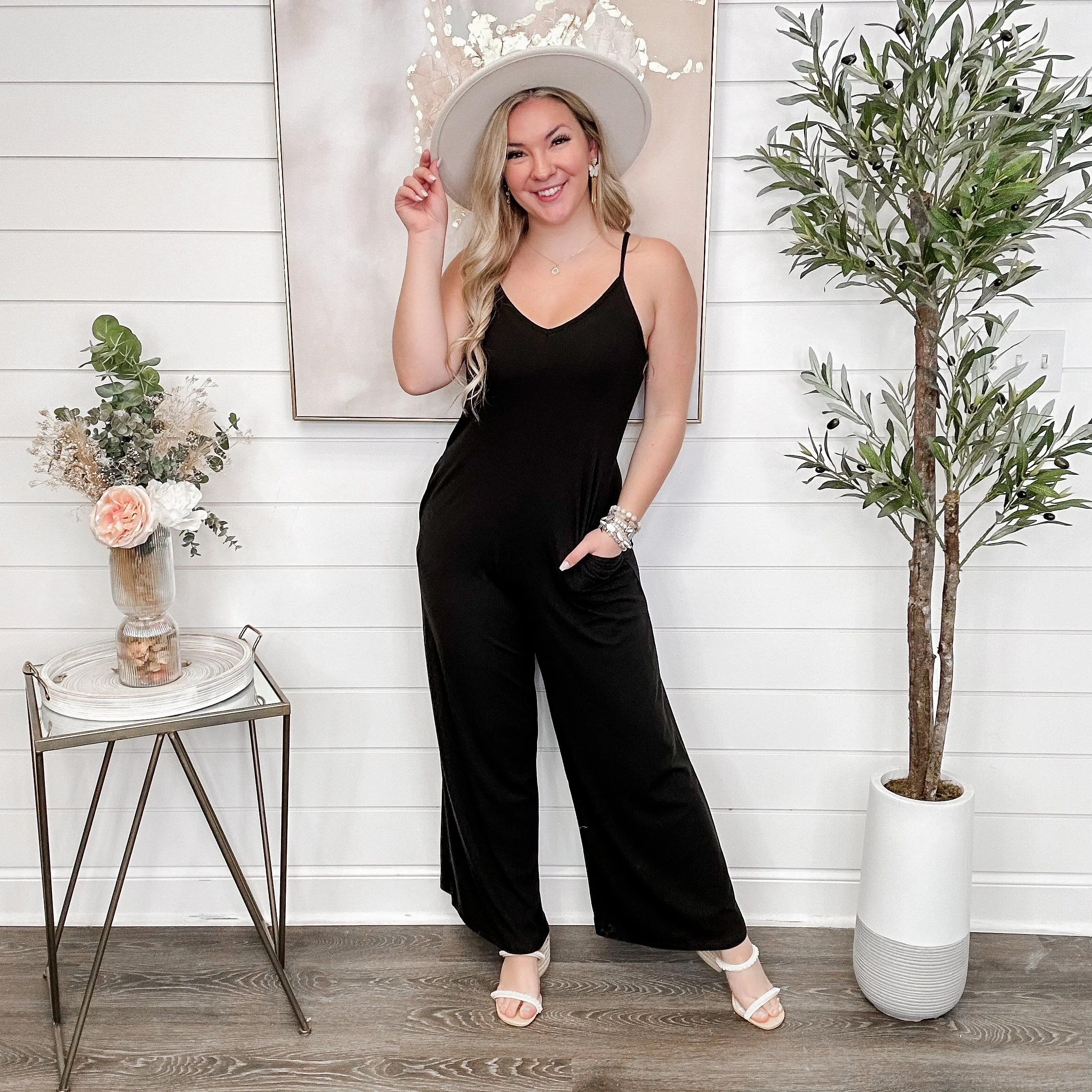 Make You Miss Me Ribbed Avery Mae Jumpsuit - 2 colors! - Image 3