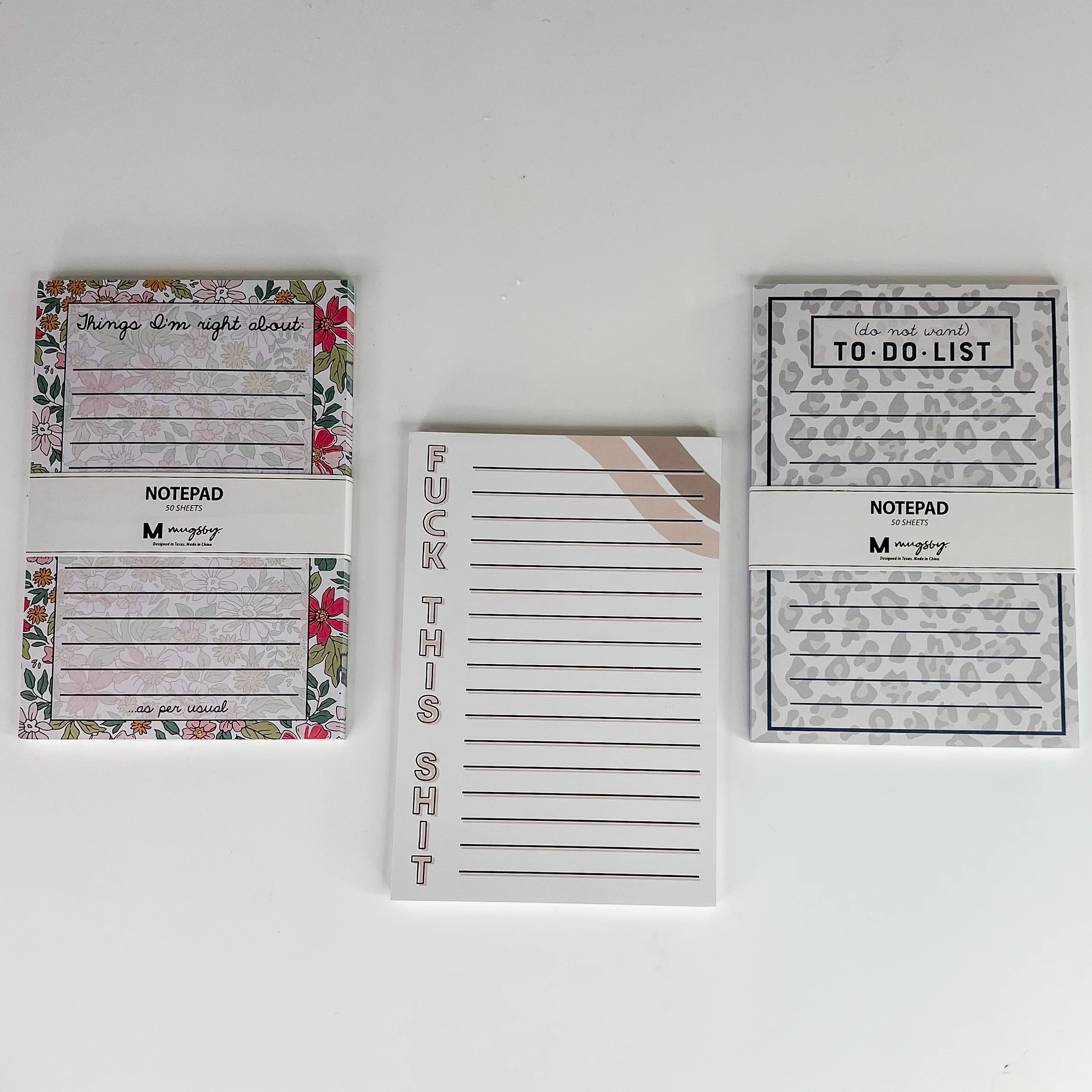 Makin' Lists Again Notepad - 3 options!