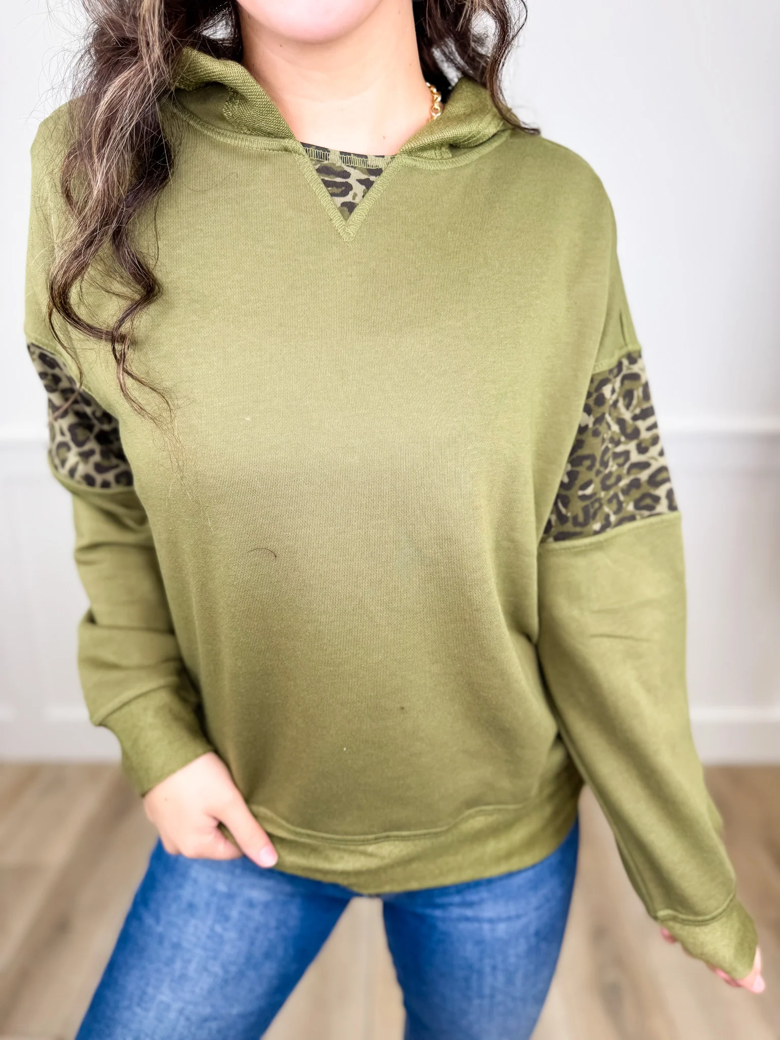 Maybe I Will Knit Long Sleeve Avery Mae Hooded Top - 2 colors! - Image 2