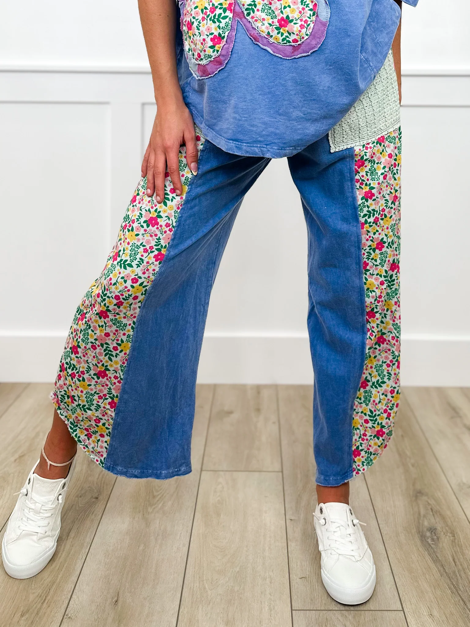 Meadow Sky High-Rise Blue Avery Mae Bottoms