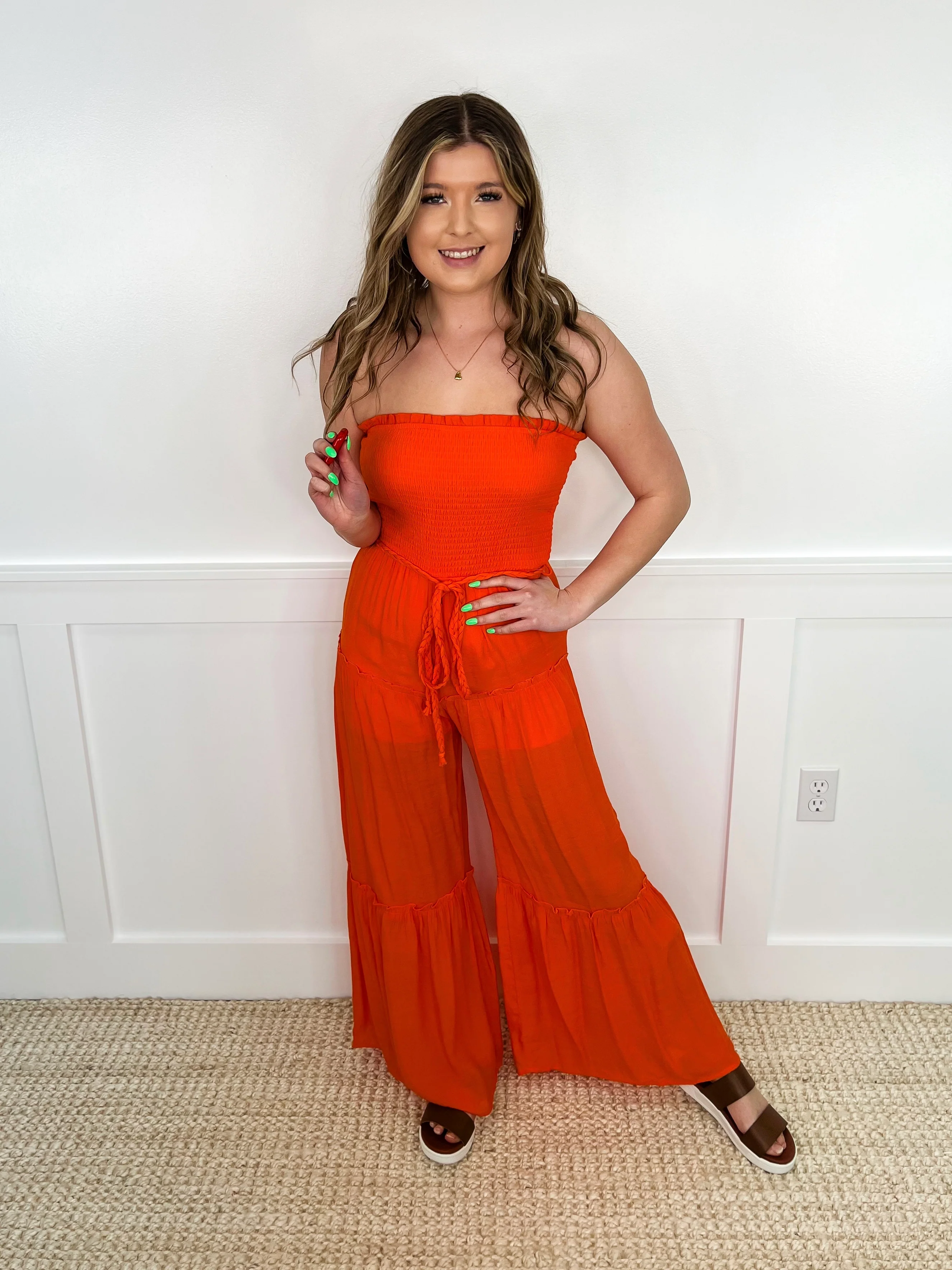 Meet Ya Halfway Rayon Blend Strapless Avery Mae Jumpsuit - 6 colors! - Image 3