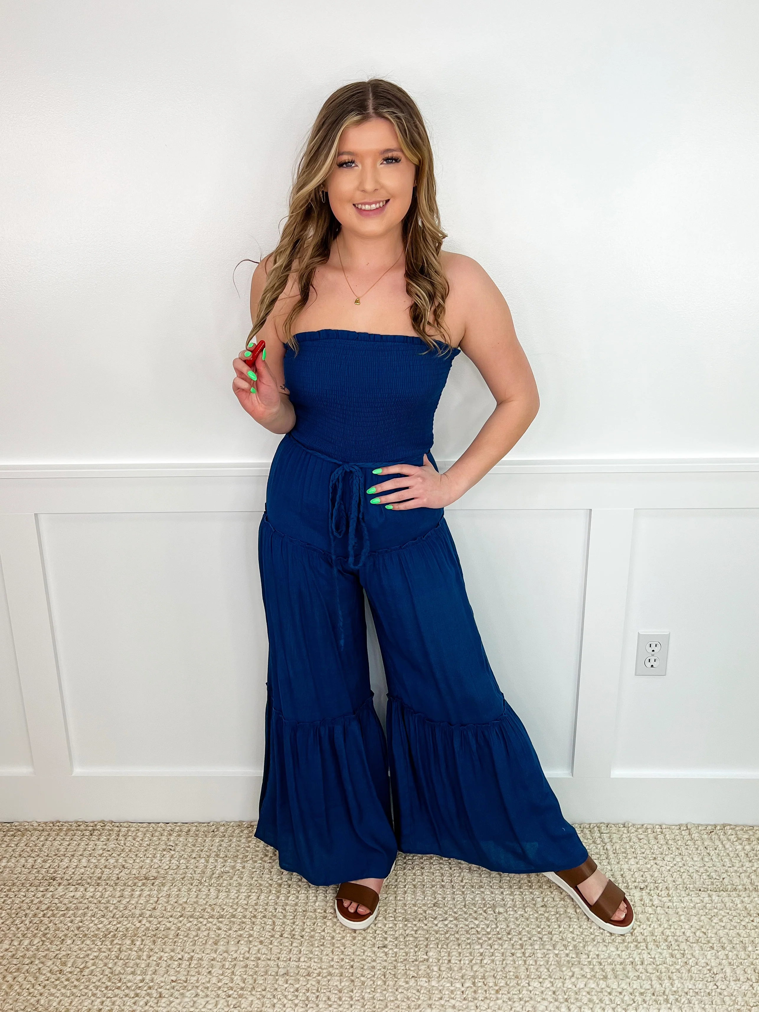 Meet Ya Halfway Rayon Blend Strapless Avery Mae Jumpsuit - 6 colors! - Image 6