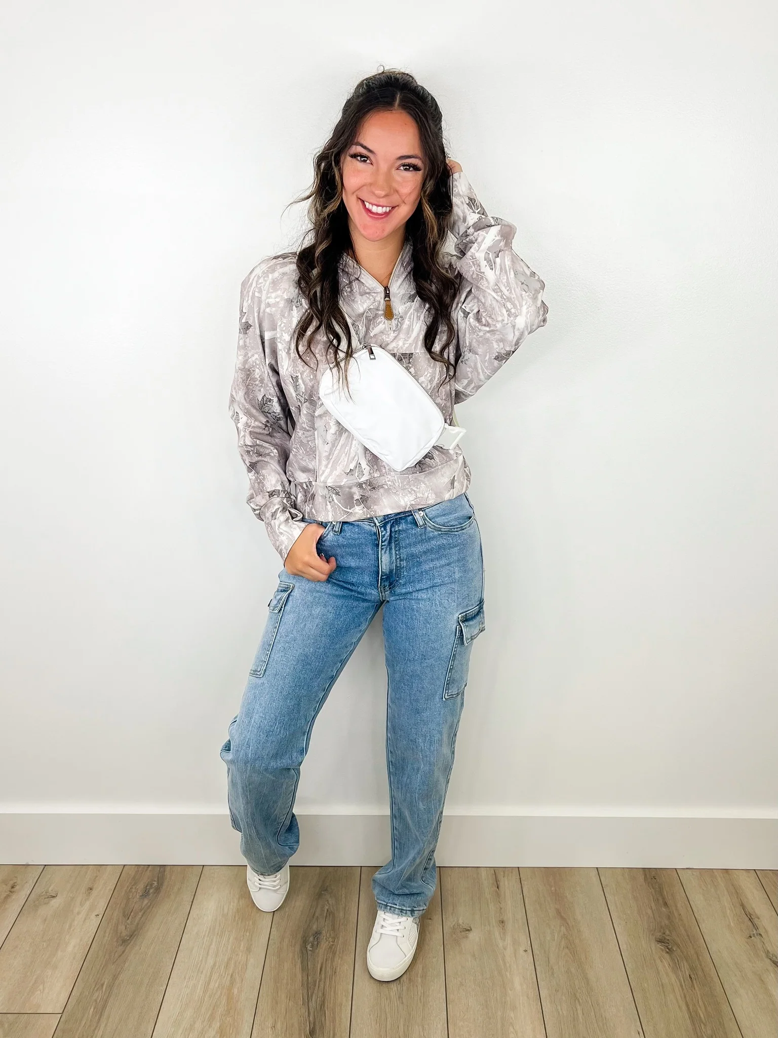 Saige Melissa High-Rise Medium Wash Dad Jeans - Image 4