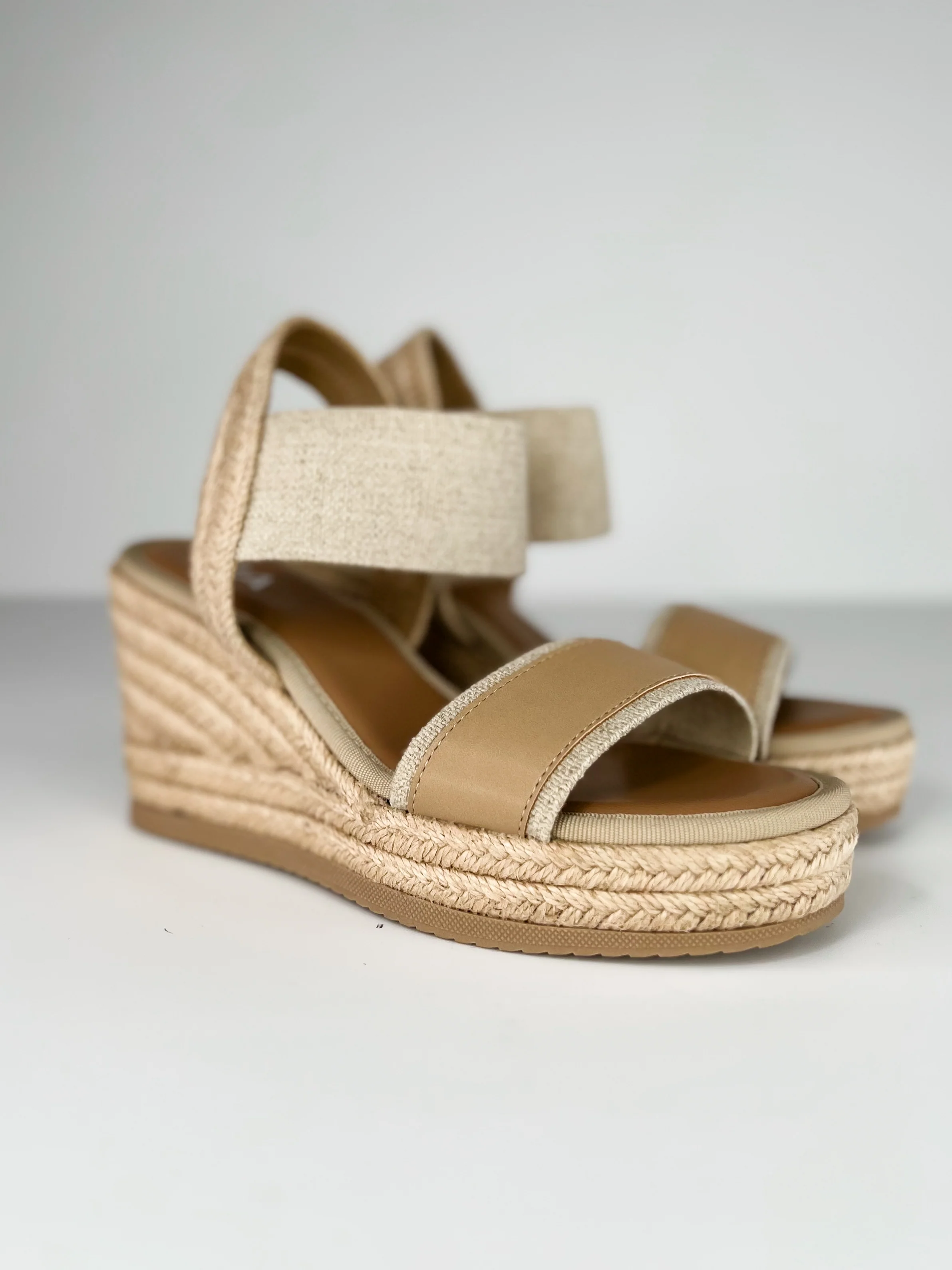 MIA Sweet Summer Crush Tan Wedges