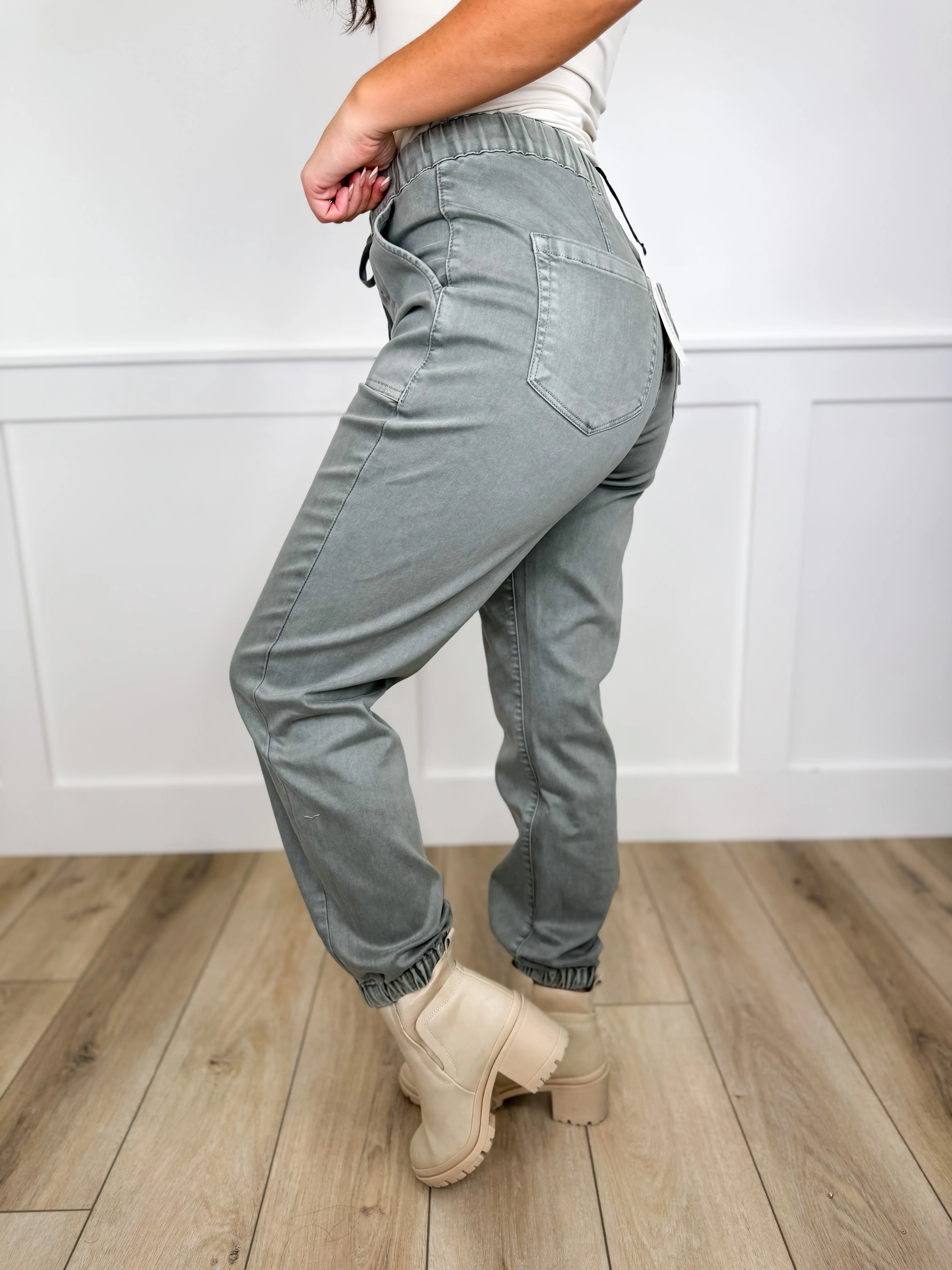 Mica Reign High-Rise Cropped Joggers - 5 colors! - Image 7