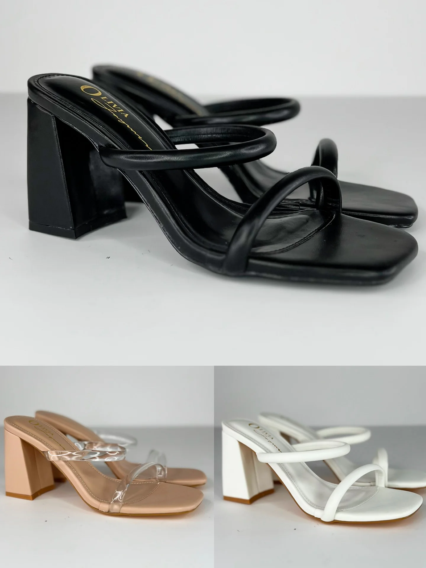 My Choice Faux Leather Heels - 3 colors!