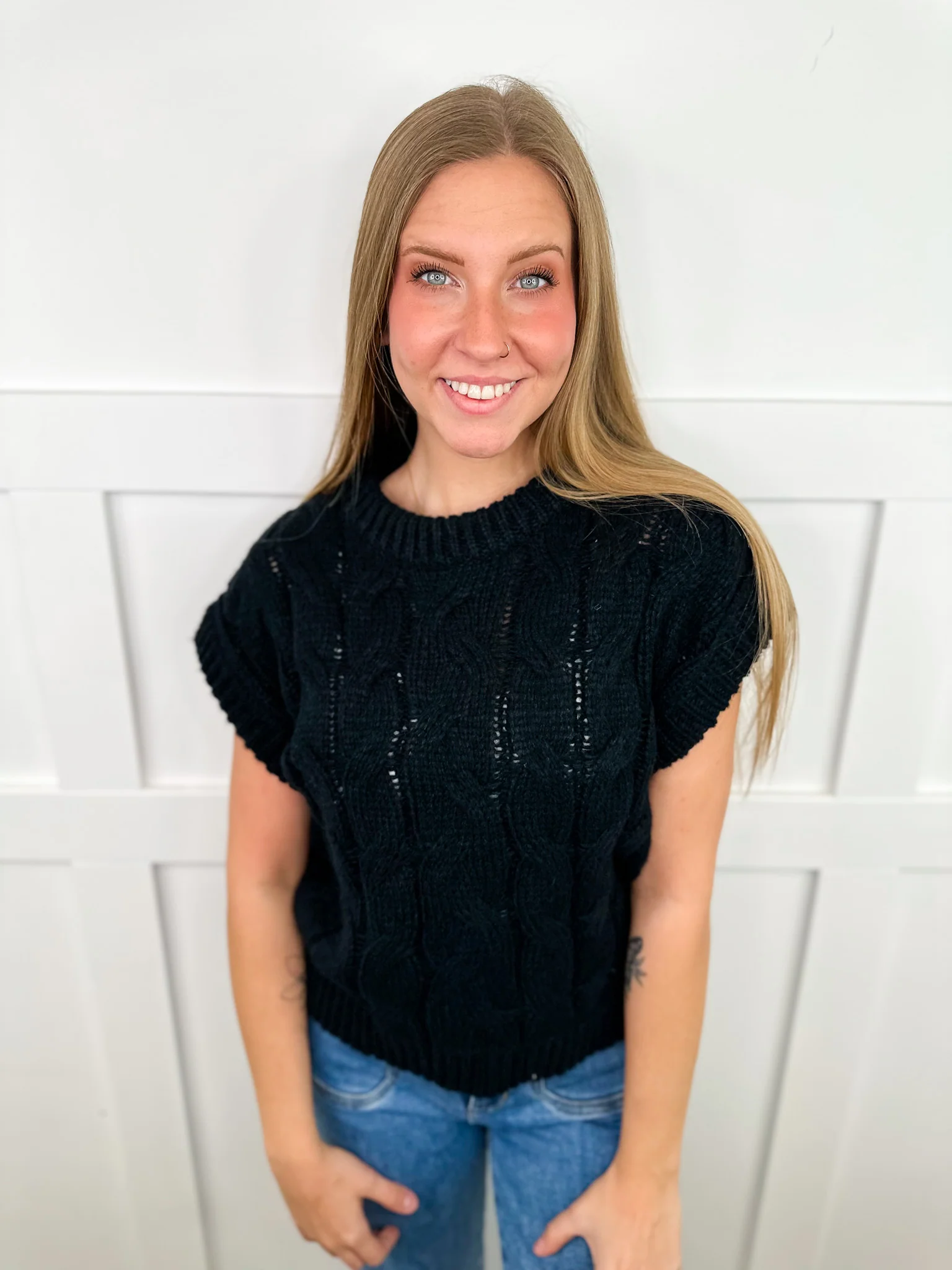 Needed Resolutions Knit Avery Mae Sweater Top - 2 colors! - Image 2