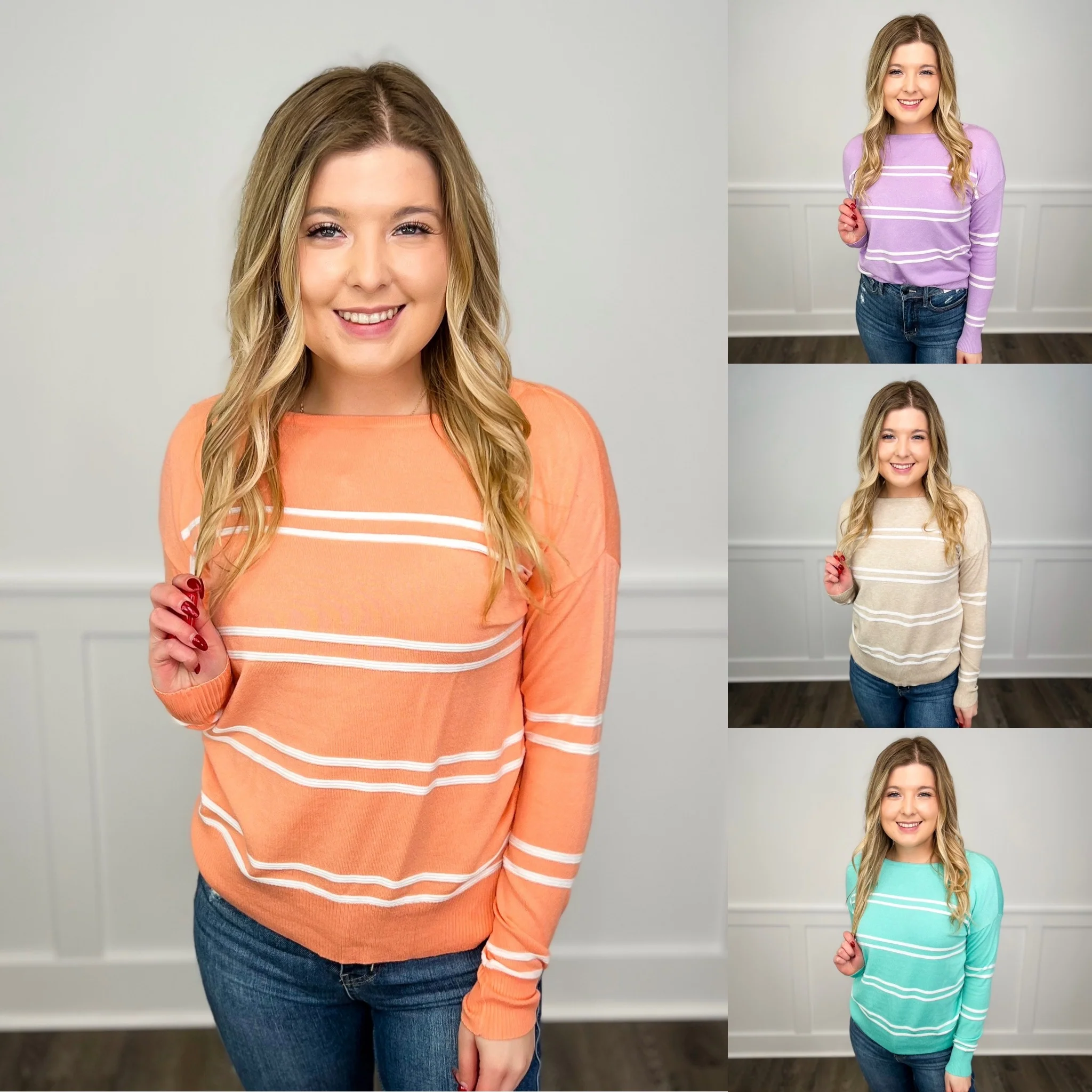 Never Looking Back Long Sleeve Avery Mae Top - 4 colors!