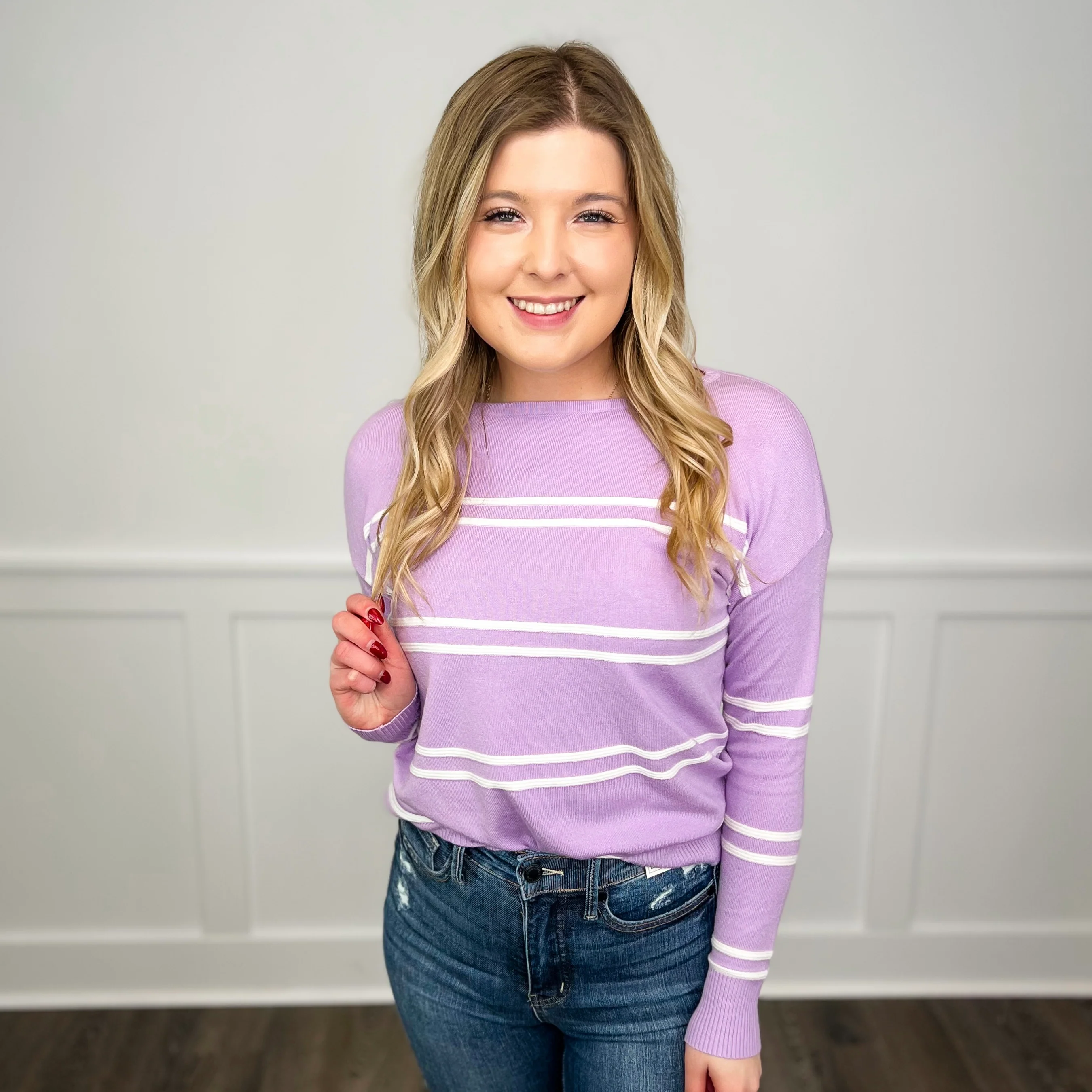 Never Looking Back Long Sleeve Avery Mae Top - 4 colors! - Image 2