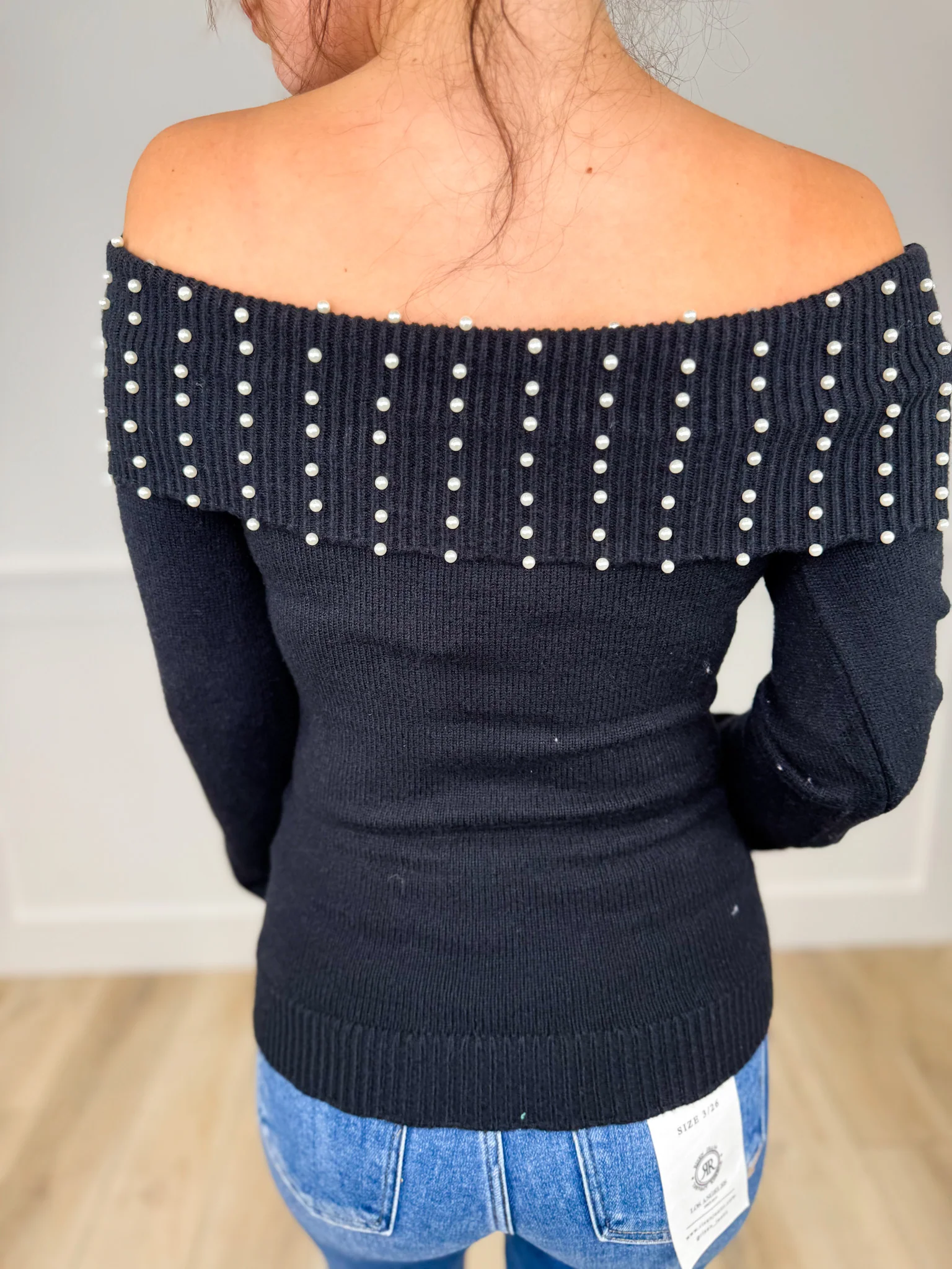 No Problem Knit Long Sleeve Avery Mae Sweater Top - 2 colors! - Image 2