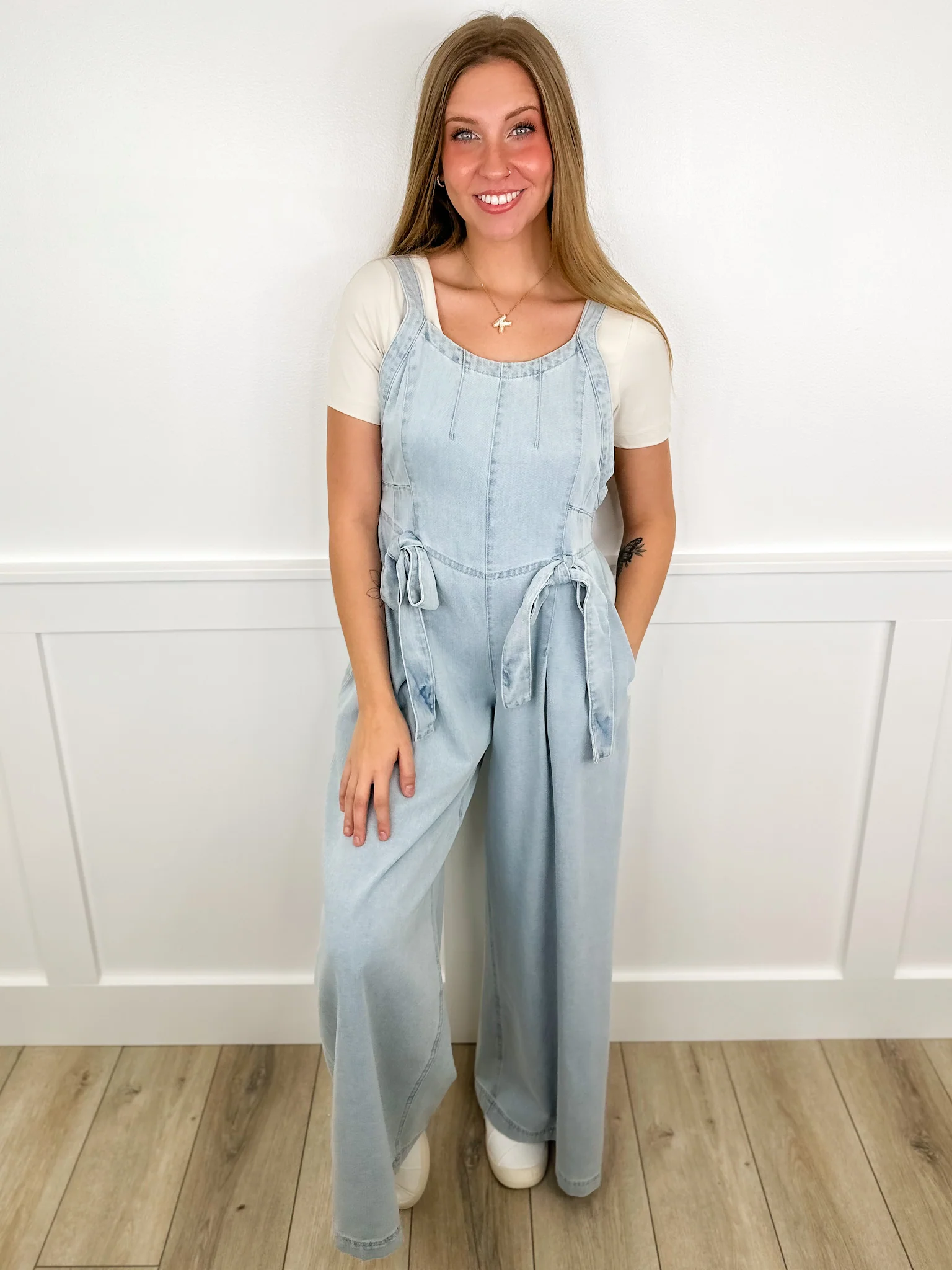 No Surprises Denim Avery Mae Jumpsuit - 2 colors! - Image 4