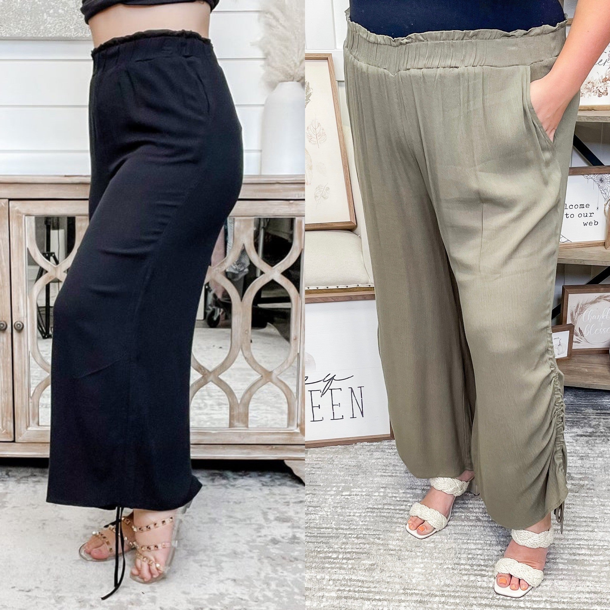 Not Alone High-Rise Bottoms - 2 colors!