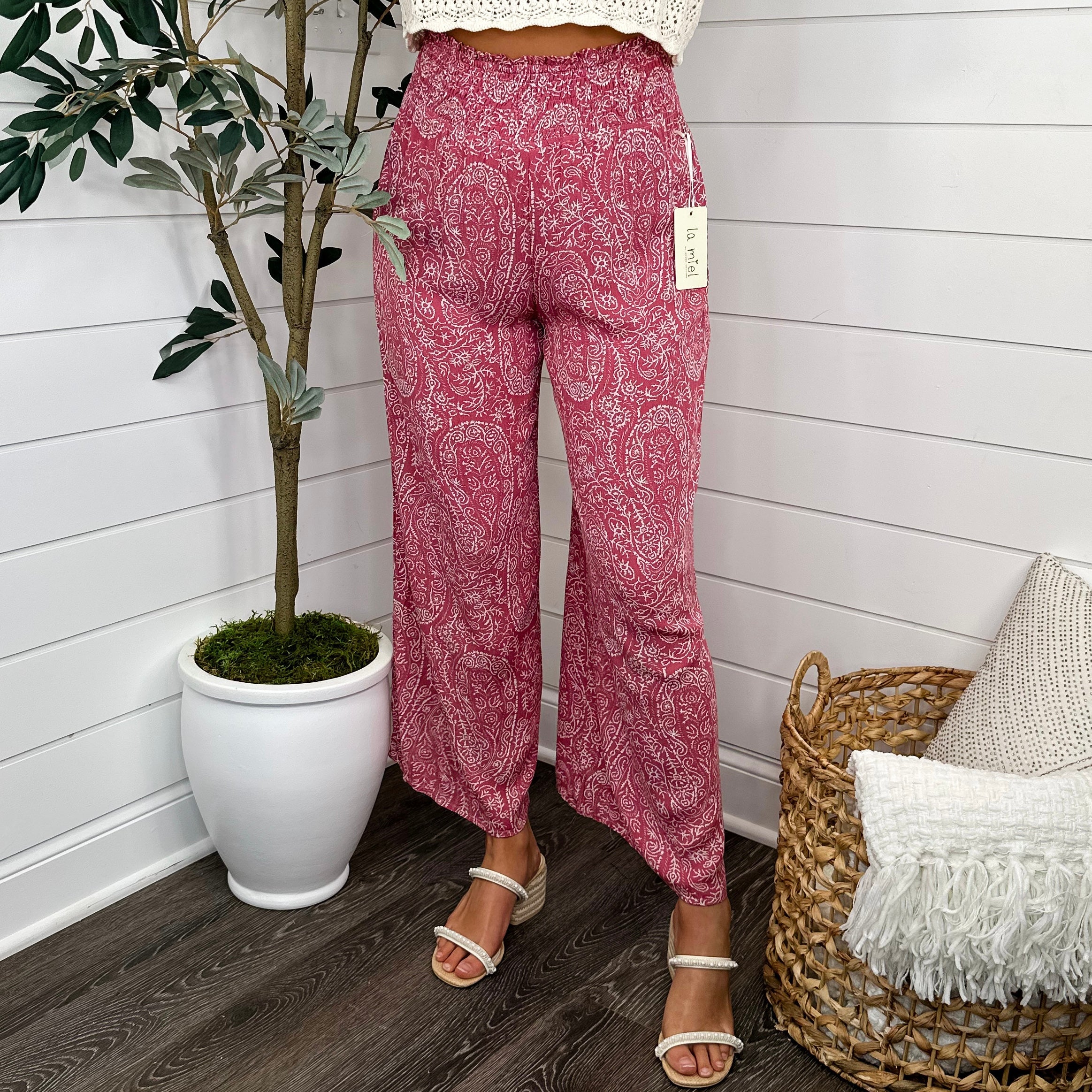 Not Without Me High-Rise Rayon Avery Mae Cropped Bottoms - 5 colors! - Image 5