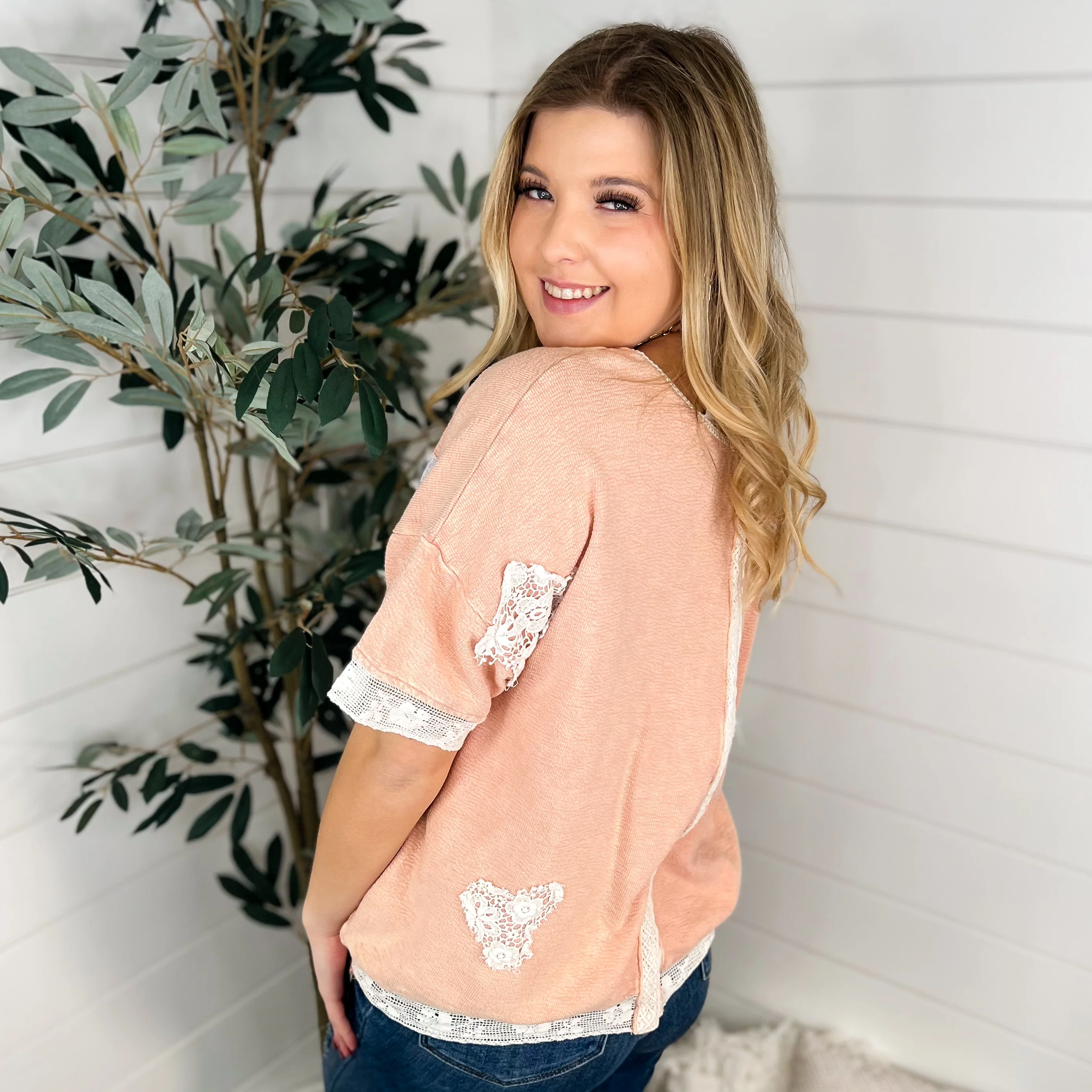 Now & Forever Cotton Short Sleeve Avery Mae Top - 2 colors! - Image 3