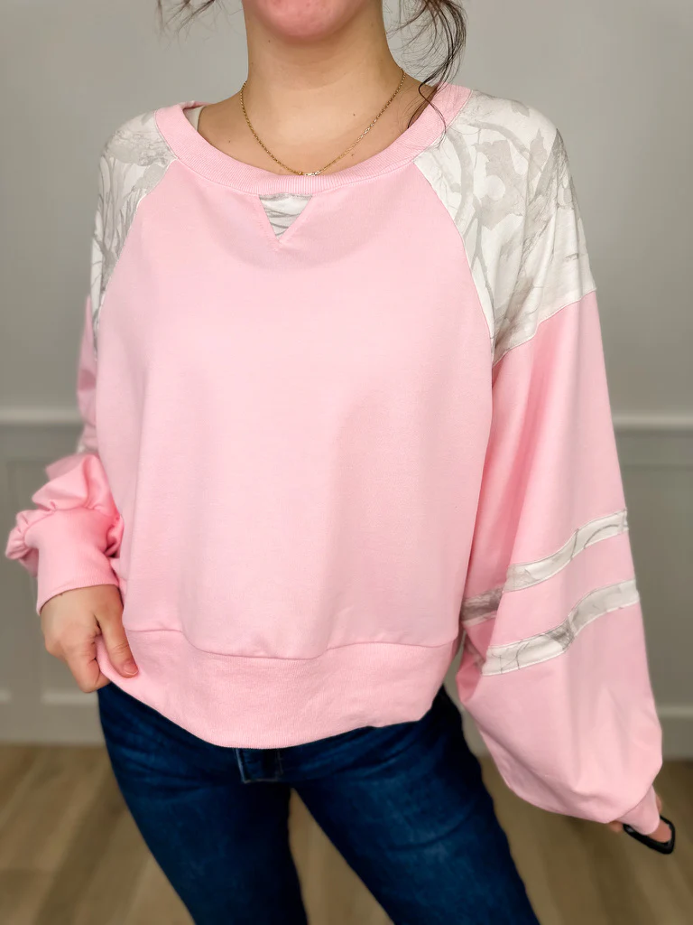 Oh Hey There Lightweight Long Sleeve Avery Mae Mom Cropped Top - 2 colors! - Image 2