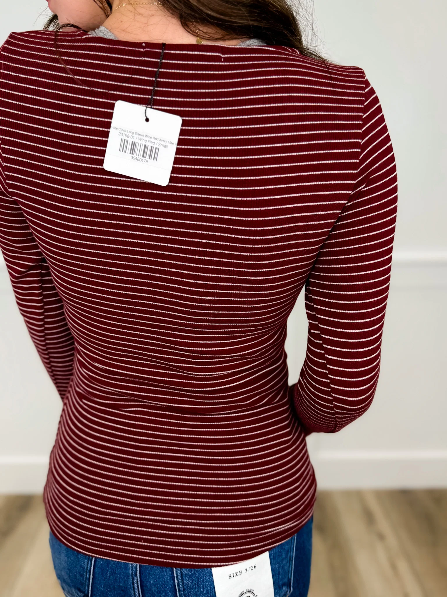 On the Clock Long Sleeve Avery Mae Top - 5 colors! - Image 4