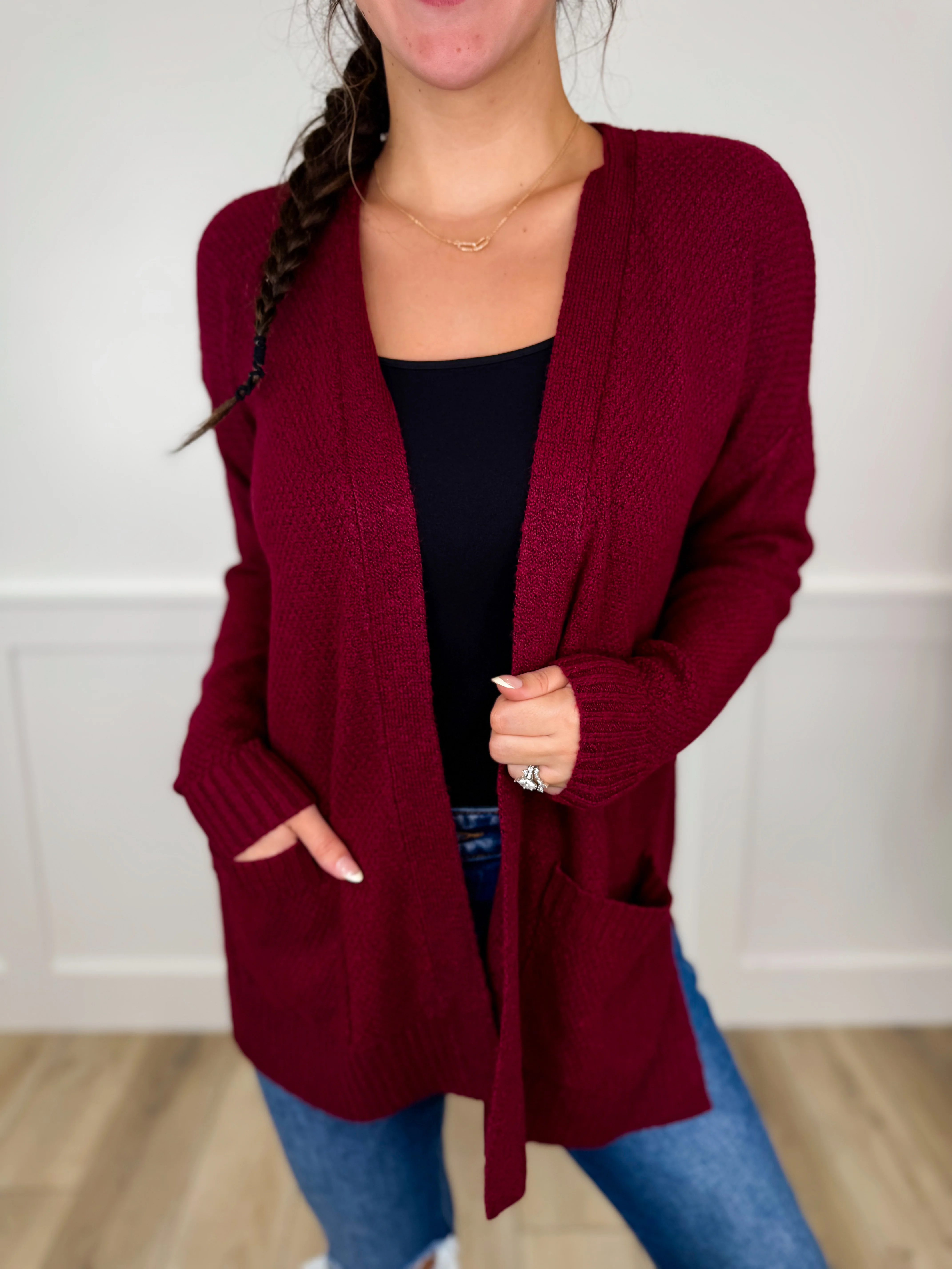 One Never Knows Knit Long Sleeve Avery Mae Cardigan - 3 colors! - Image 4