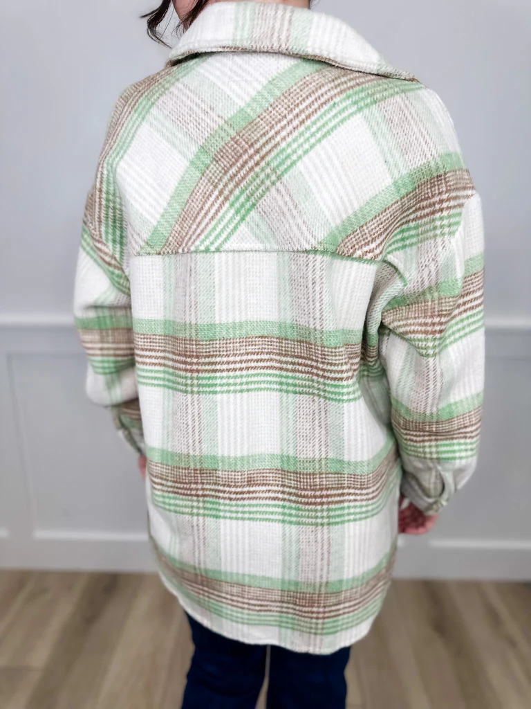 Out of the Ordinary Flannel Long Sleeve Avery Mae Jacket - Image 2