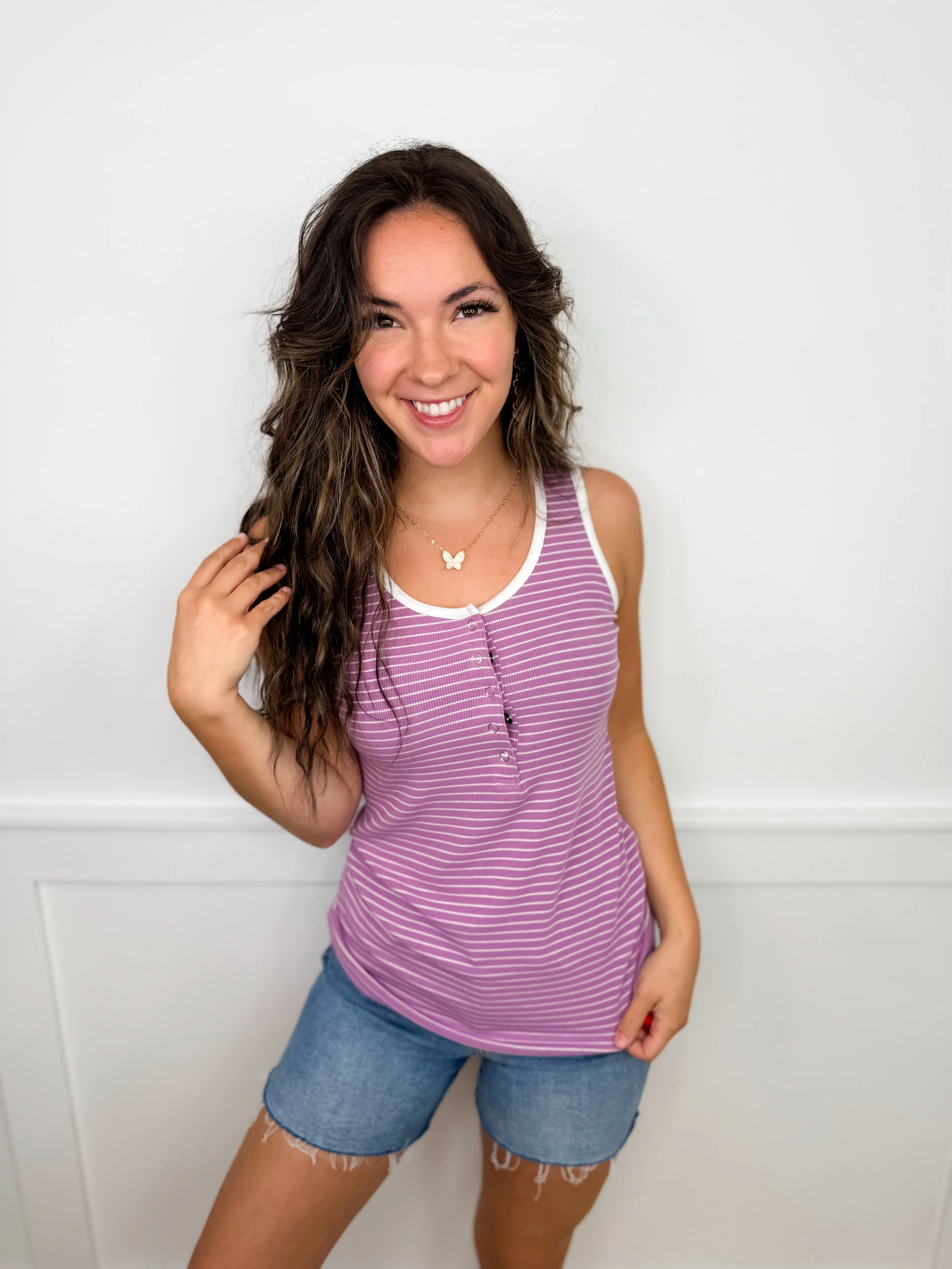 Out of Town Ribbed Avery Mae Tank Top - 3 colors! - Image 2