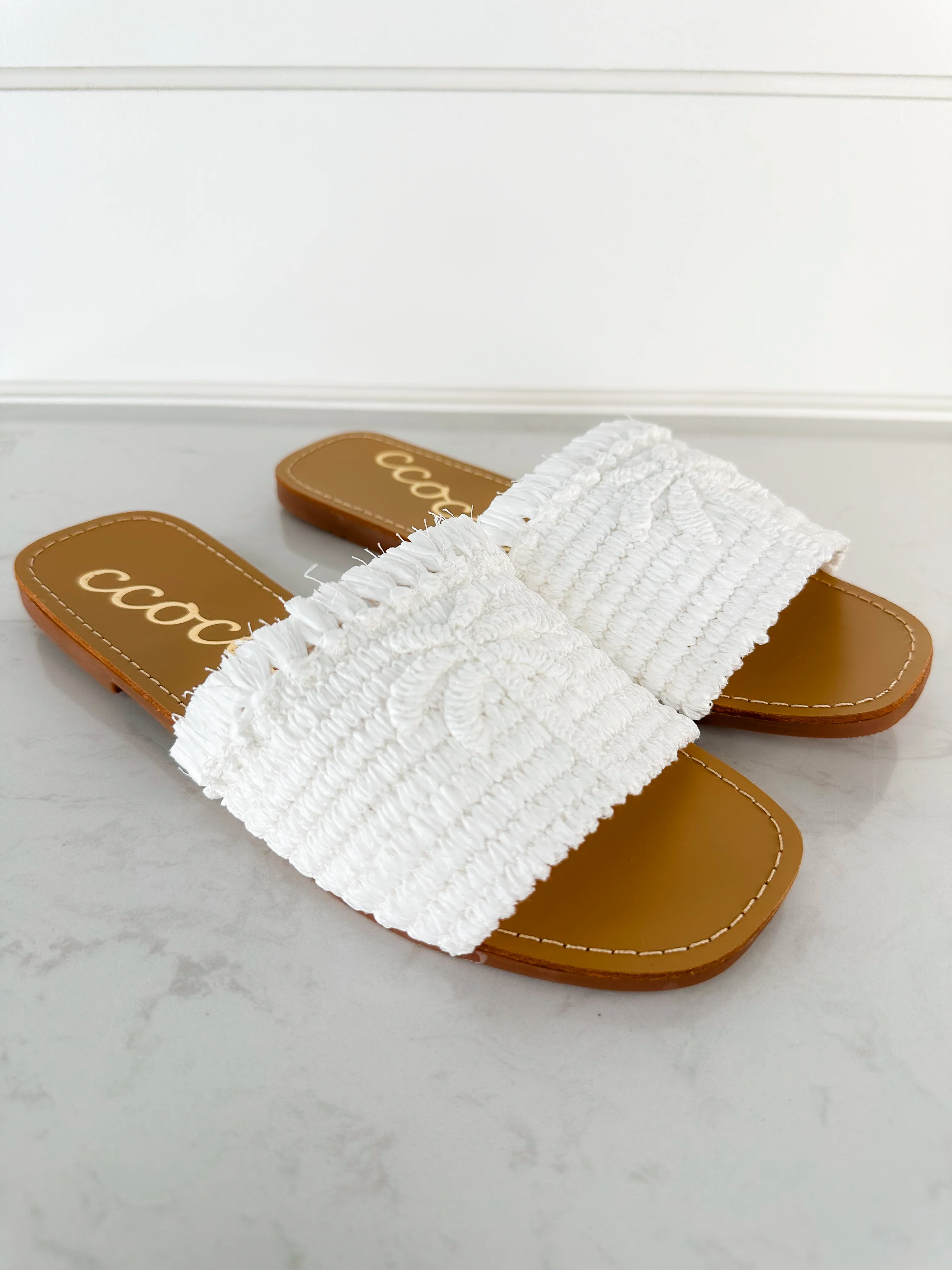 Palm Tree Bliss Woven Sandals - 3 colors! - Image 2