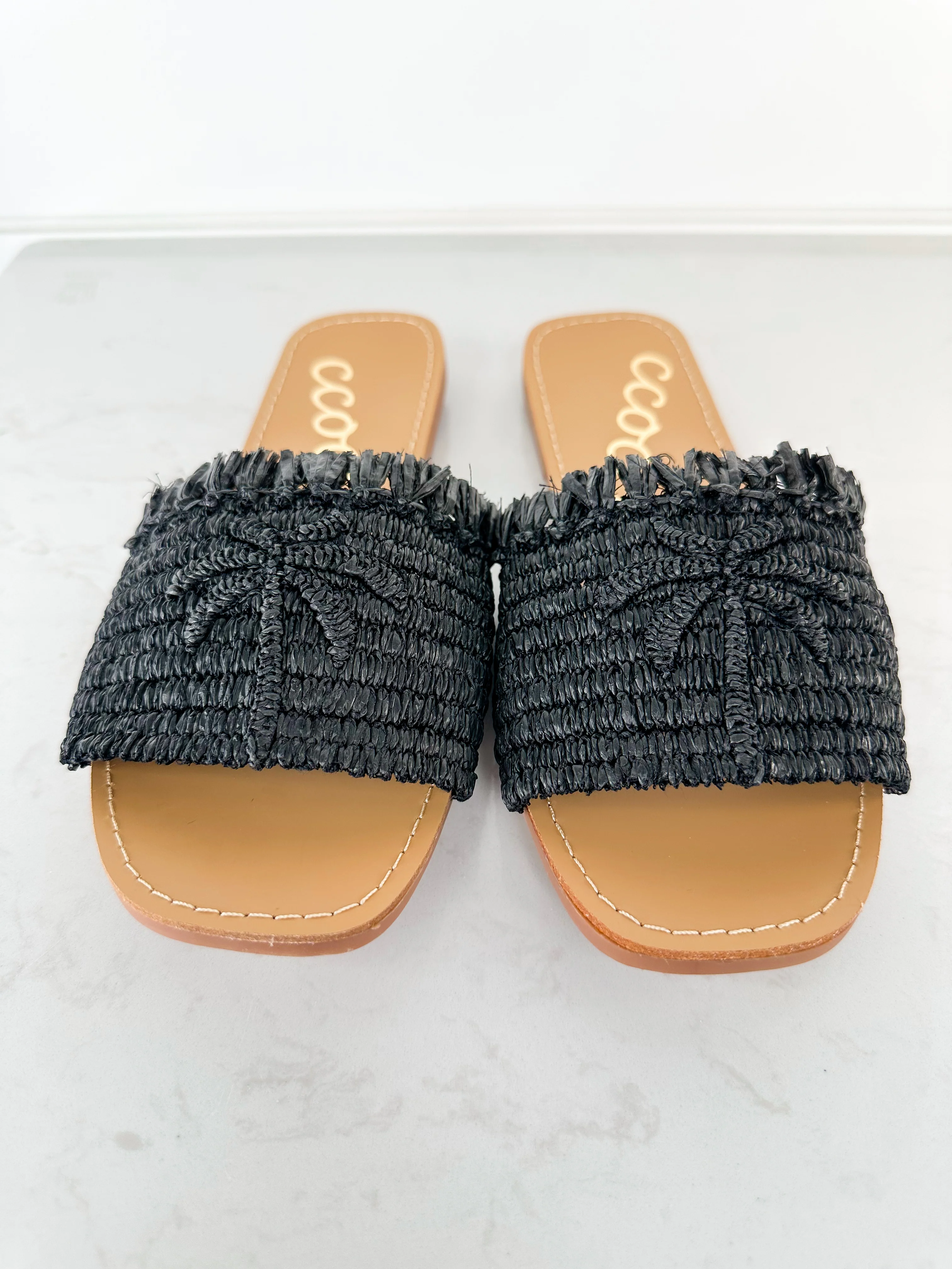 Palm Tree Bliss Woven Sandals - 3 colors! - Image 3