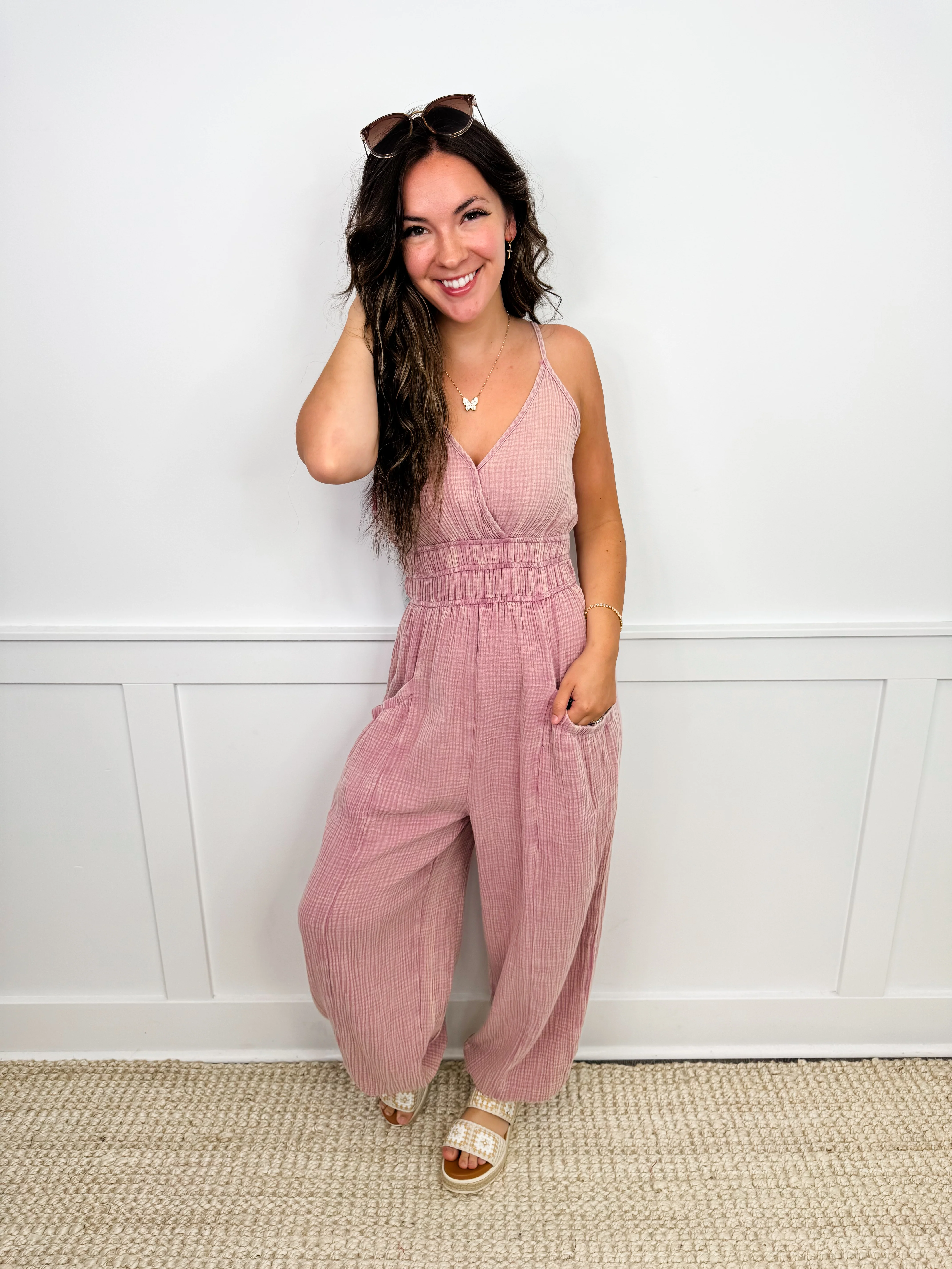 Perfect Day Cotton Avery Mae Jumpsuit - 3 colors! - Image 2