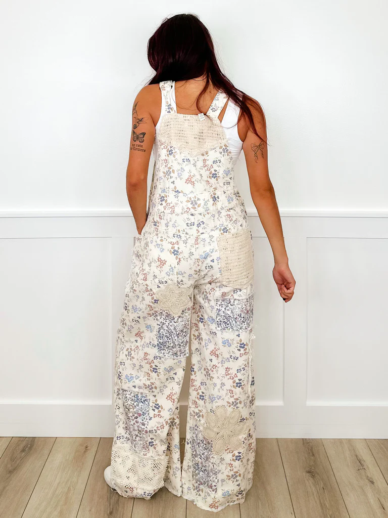 POL Feeling Spontaneous Cotton Wide Leg Overalls - Multiple Colors - Image 4